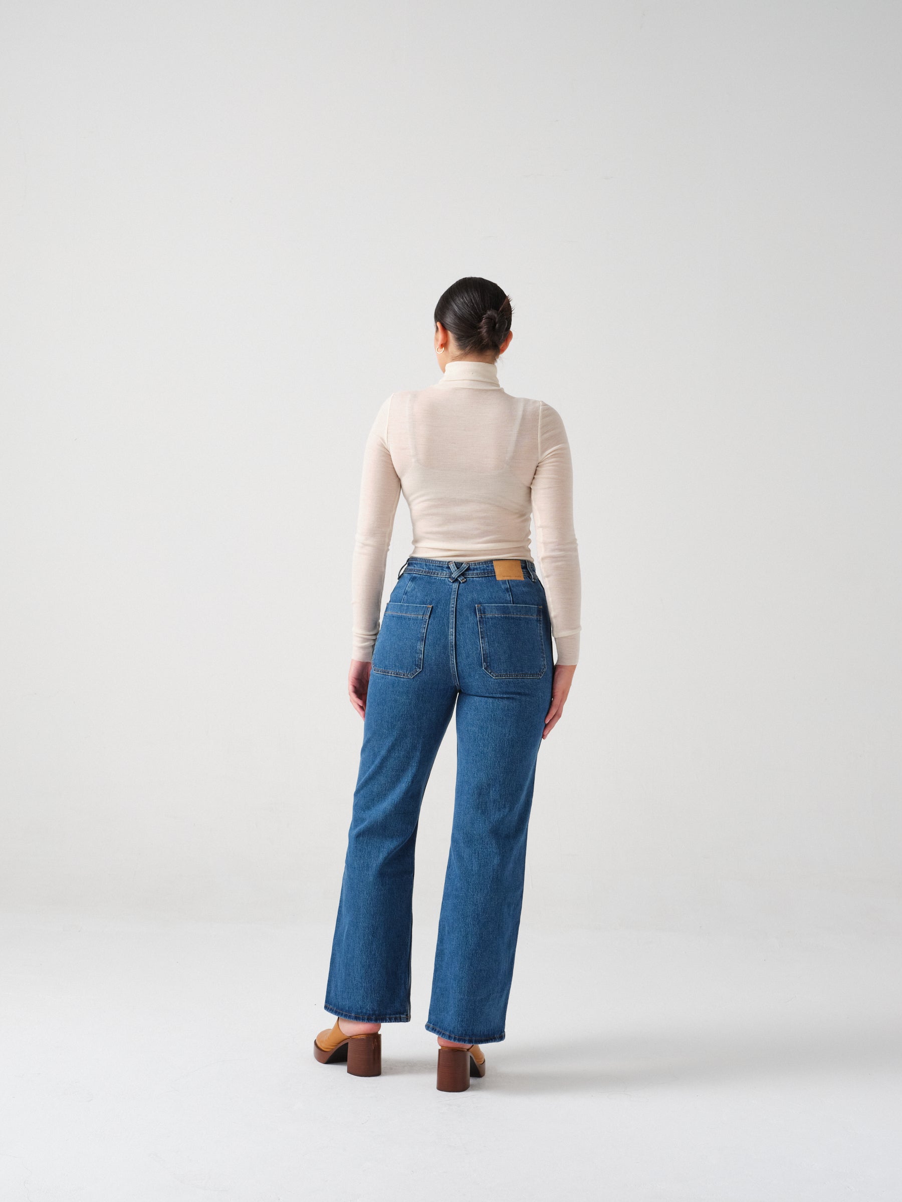 Patched Pocket Mabel Jean in Vintage Americana - seventy + mochi