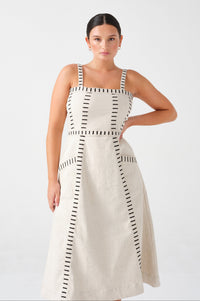 Ella Dress in Ecru