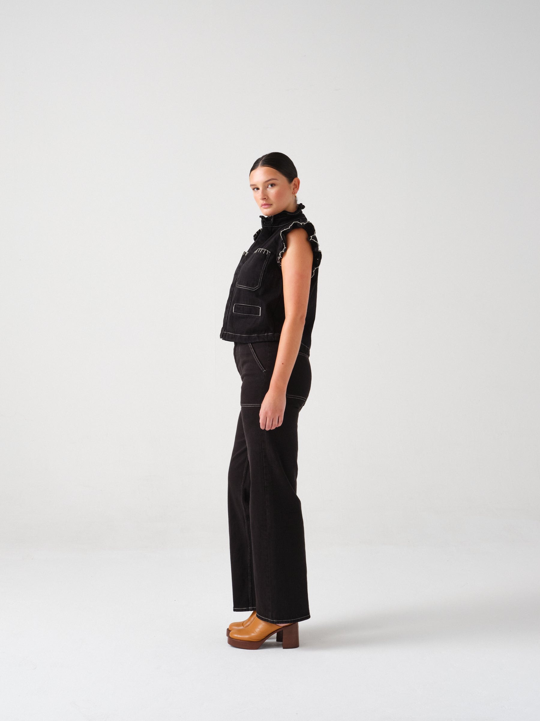 Full Length Elodie Jean in Black - seventy + mochi