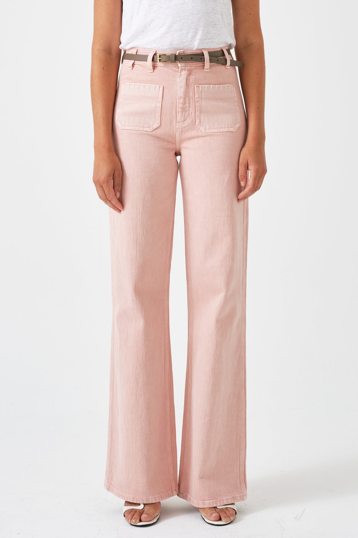 Mabel Jean Patch Pocket in Peony Pink - seventy + mochi
