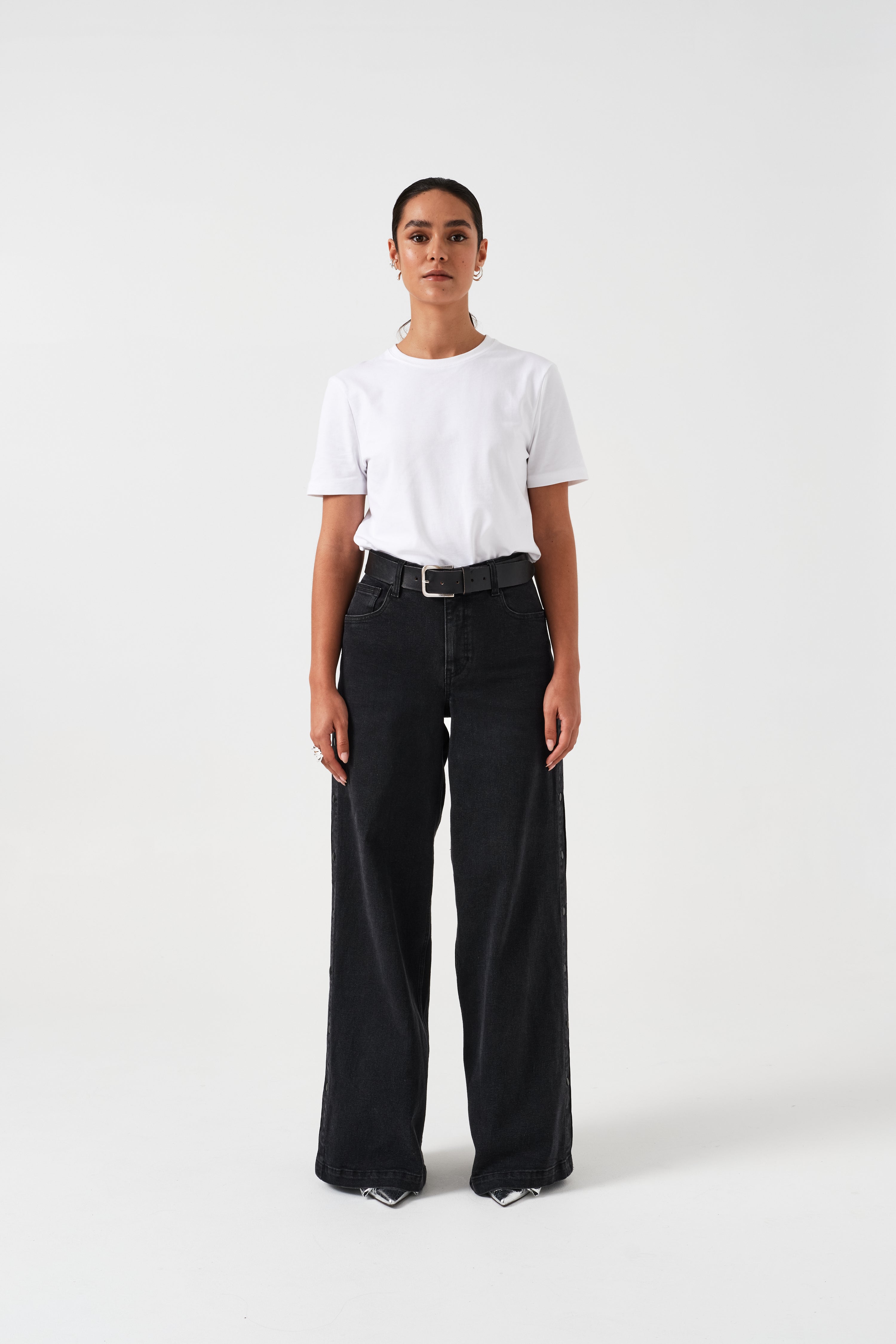 Bay Jean in Washed Black - seventy + mochi