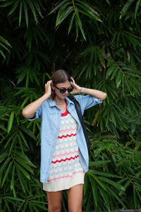 Eva Denim Shirt in Summer Sky