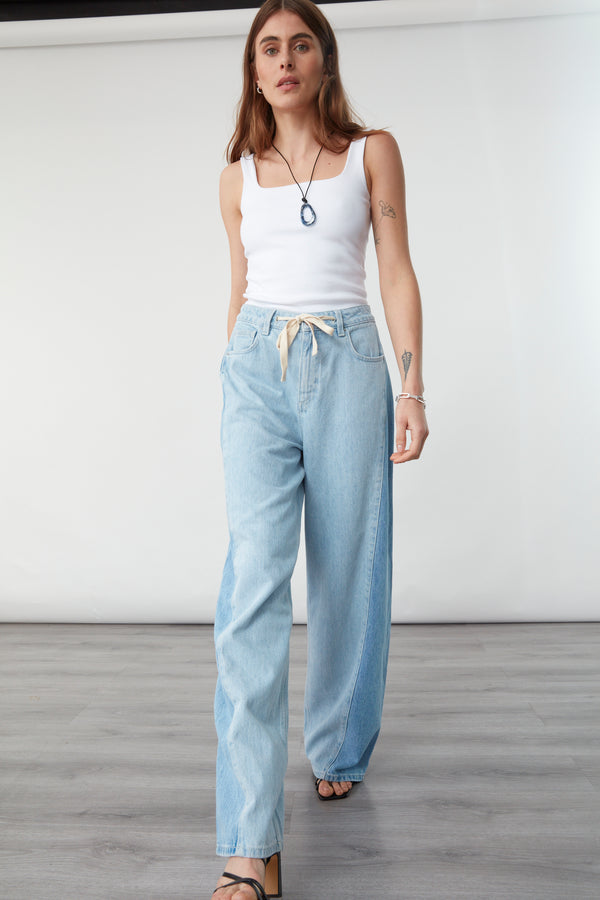 Blake Jean In Two Tone Frost - seventy + mochi