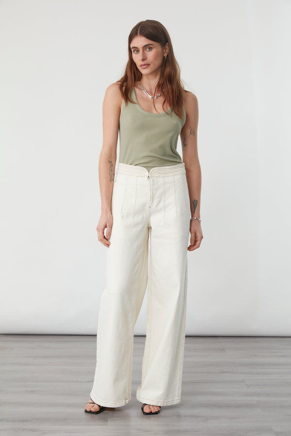 Maia Jean In Ecru - seventy + mochi