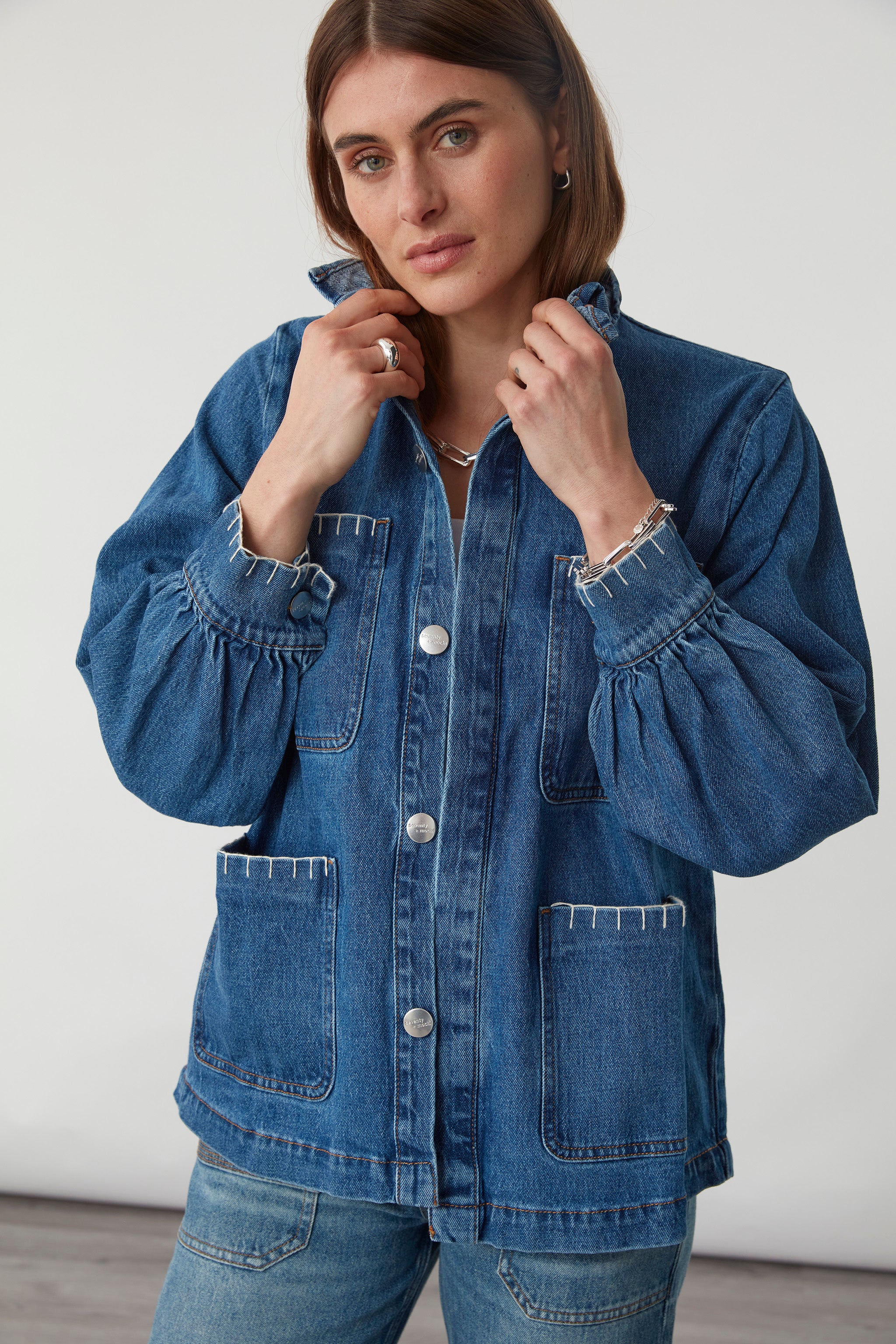 Pablo Denim Jacket in Vintage Americana