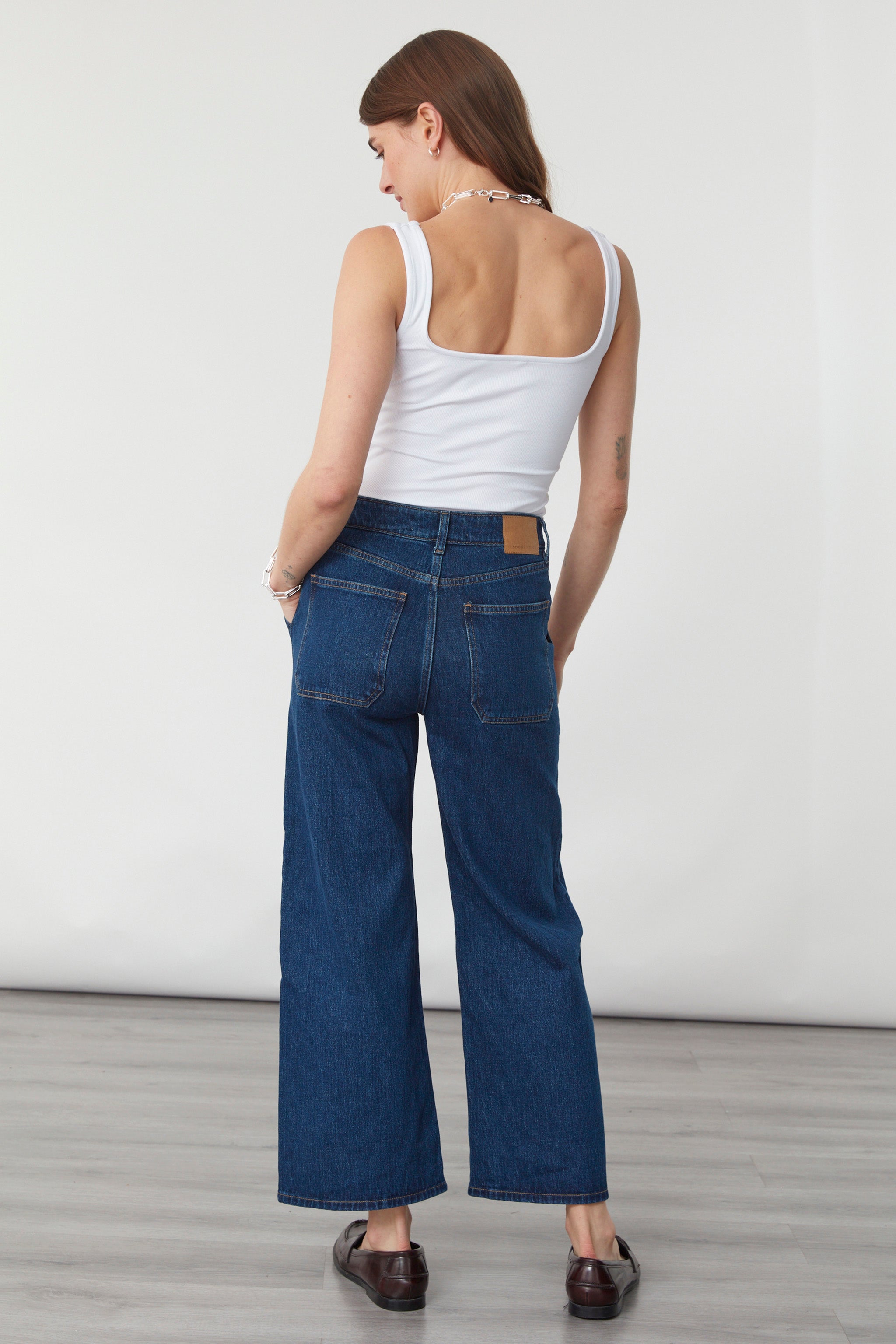 Elodie Cropped Jean in Americana - seventy + mochi