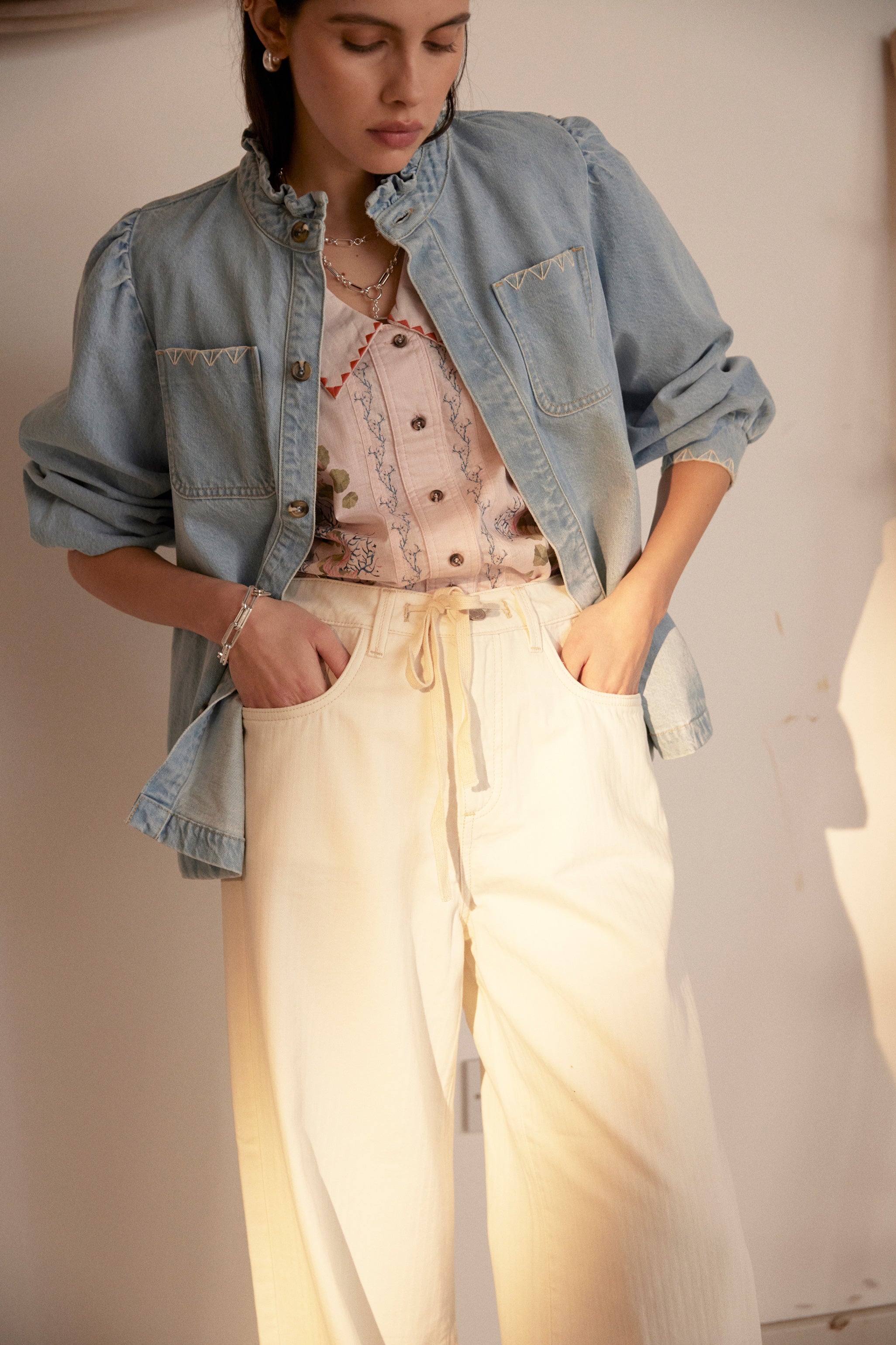 Dana Jacket in Sunbleached - seventy + mochi