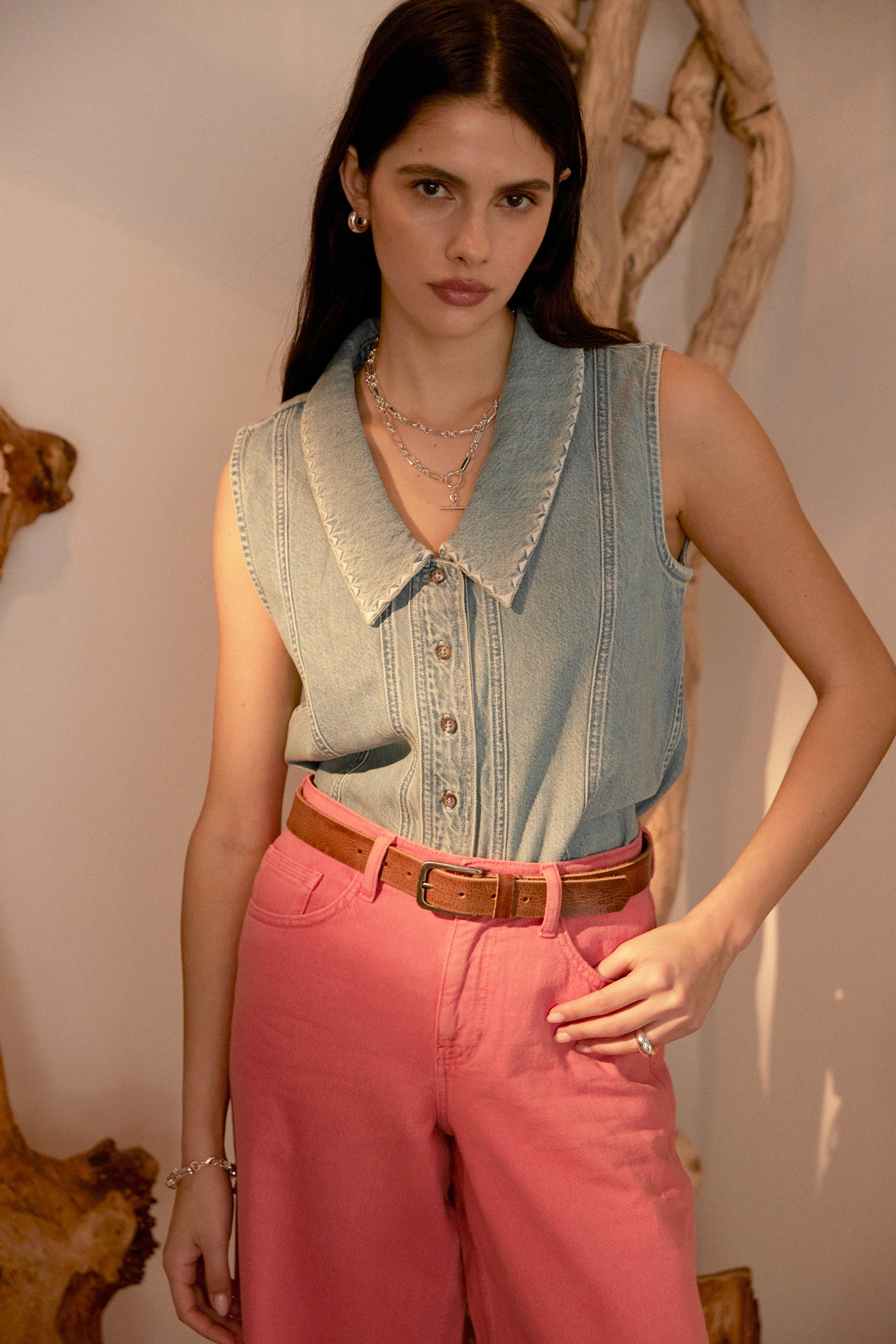 Tara Top in Sunfade - seventy + mochi