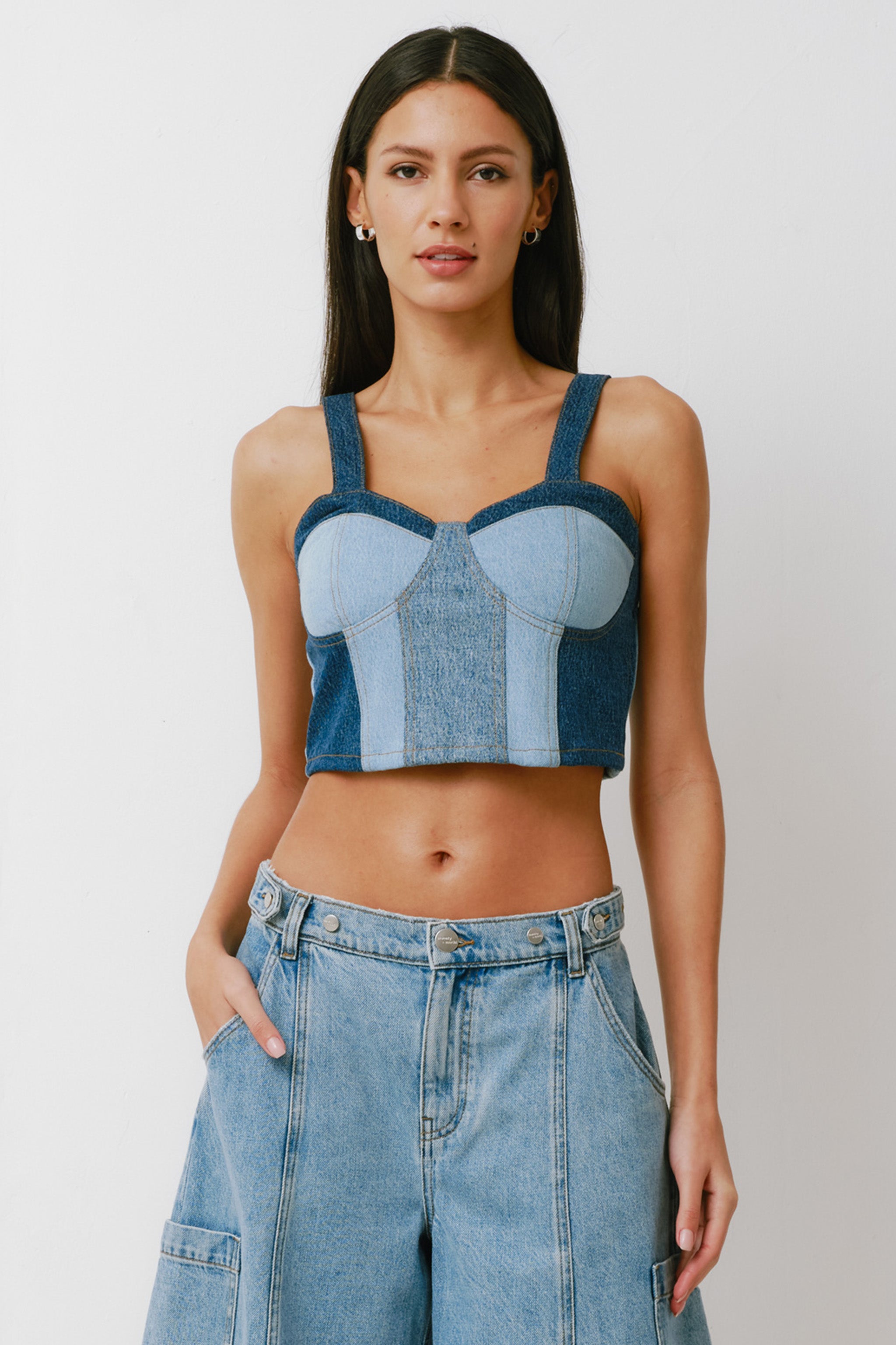 Daria Top in Patched