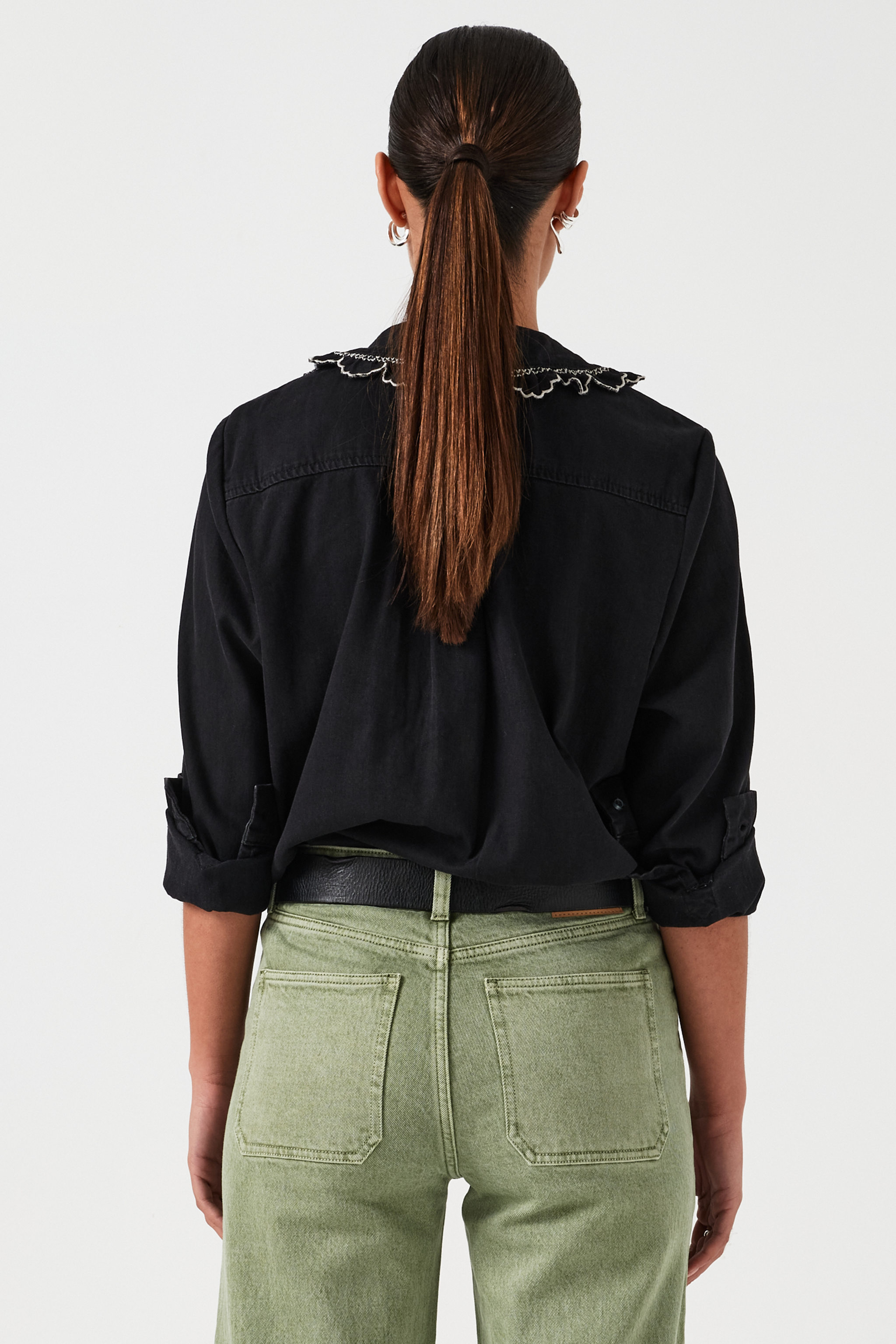 Delilah Blouse in Black - seventy + mochi