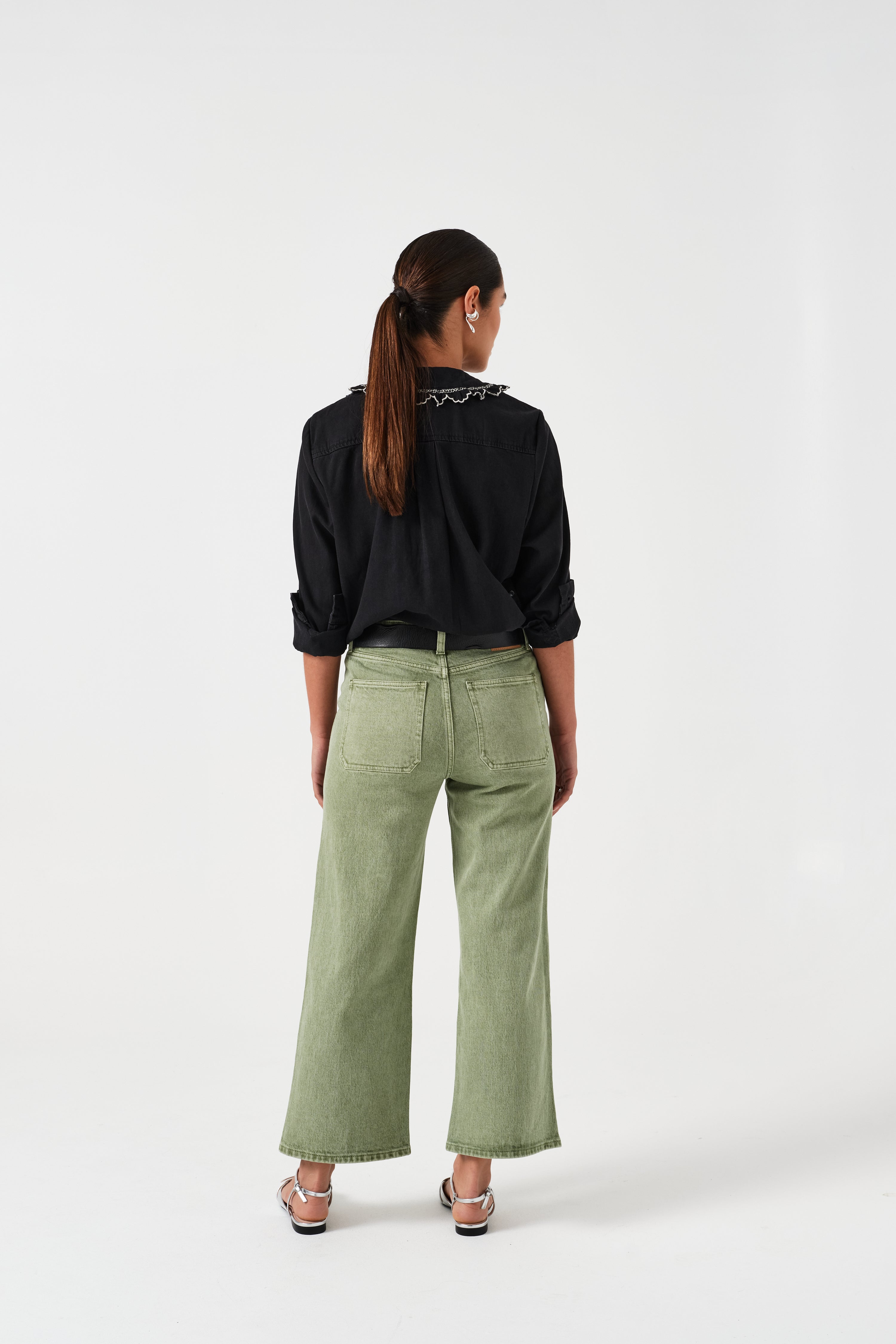 Elodie Jean in Vintage Moss - seventy + mochi