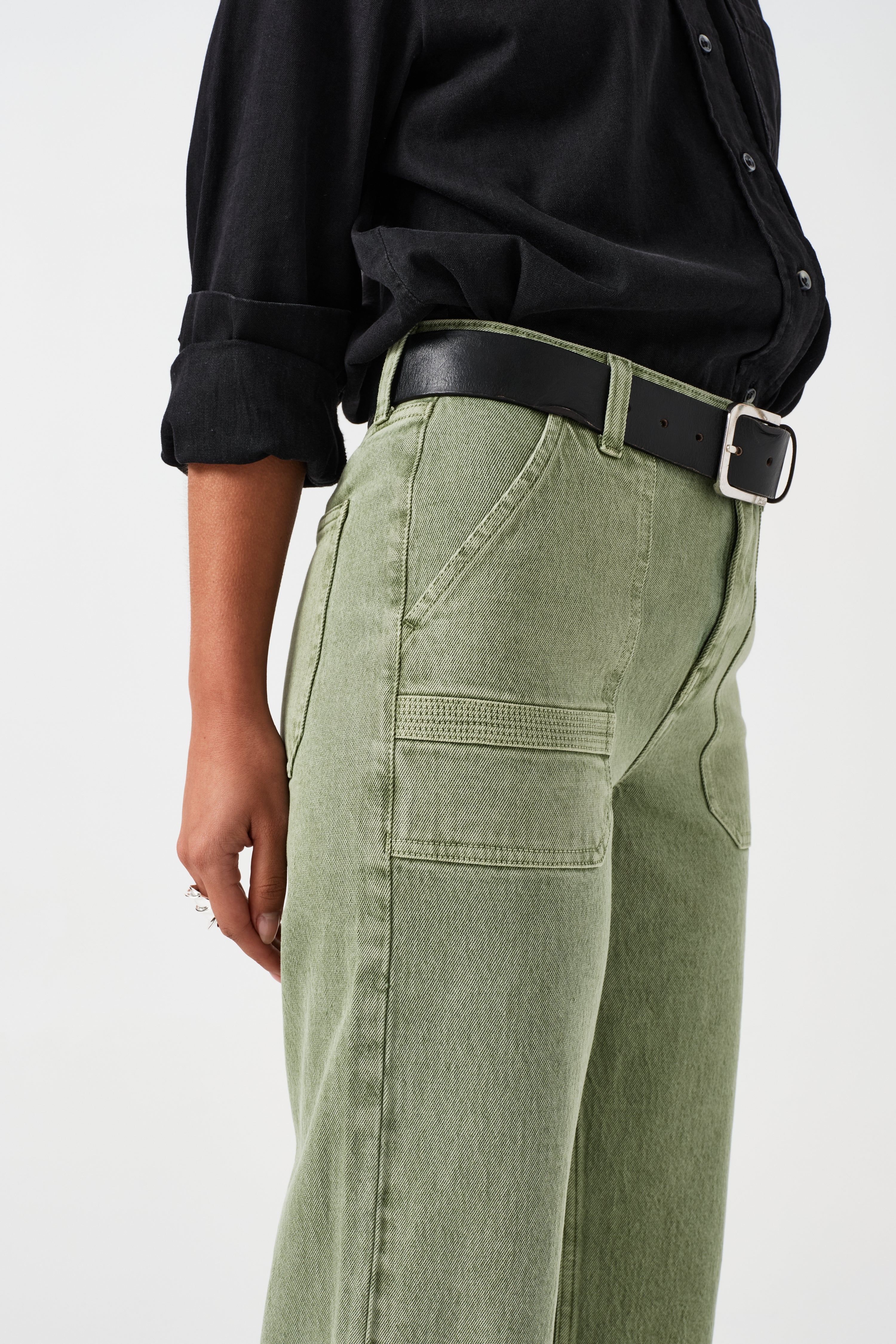 Elodie Jean in Vintage Moss - seventy + mochi