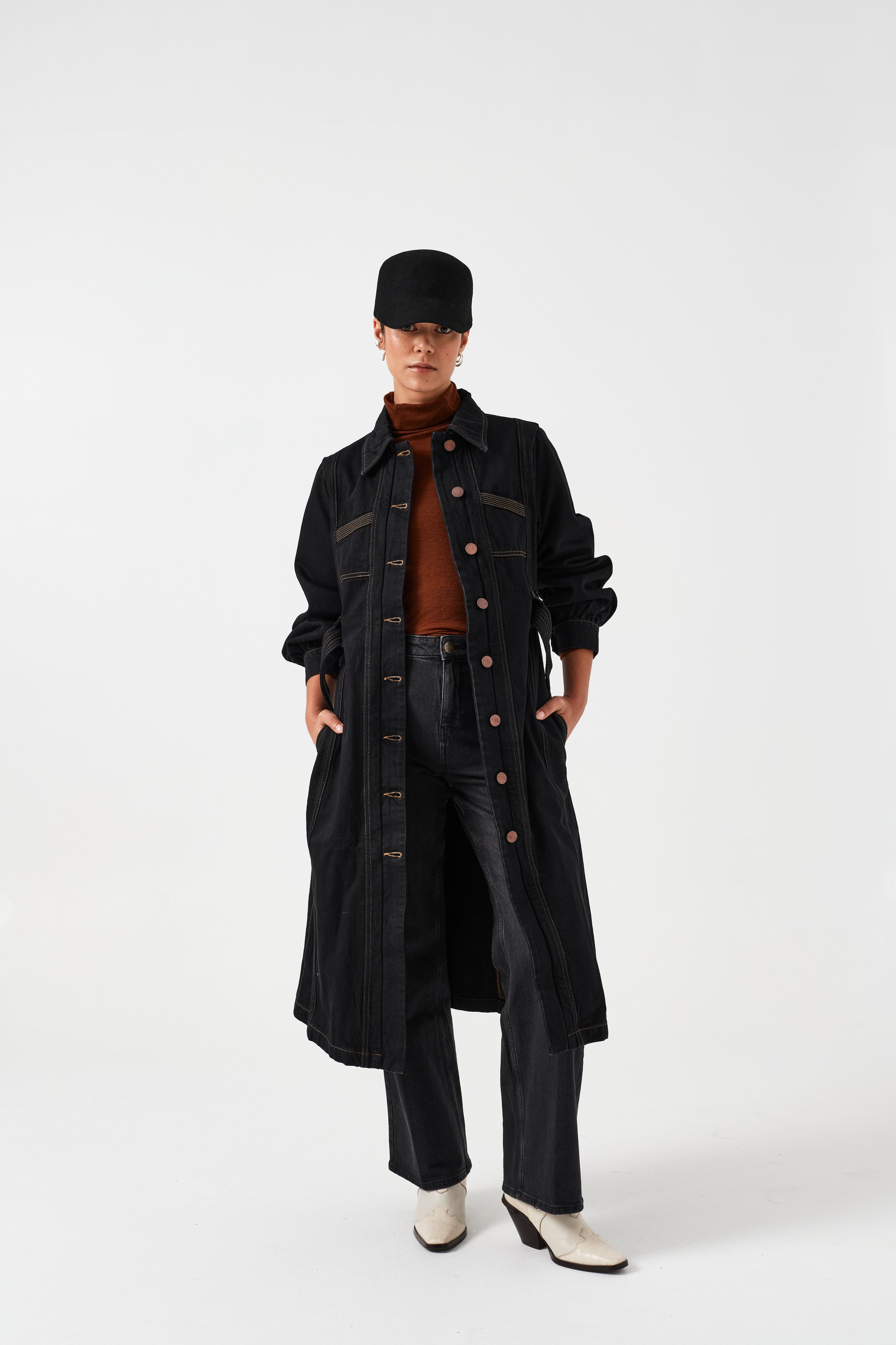 Elodie Full Length Jean in Vintage Black - seventy + mochi