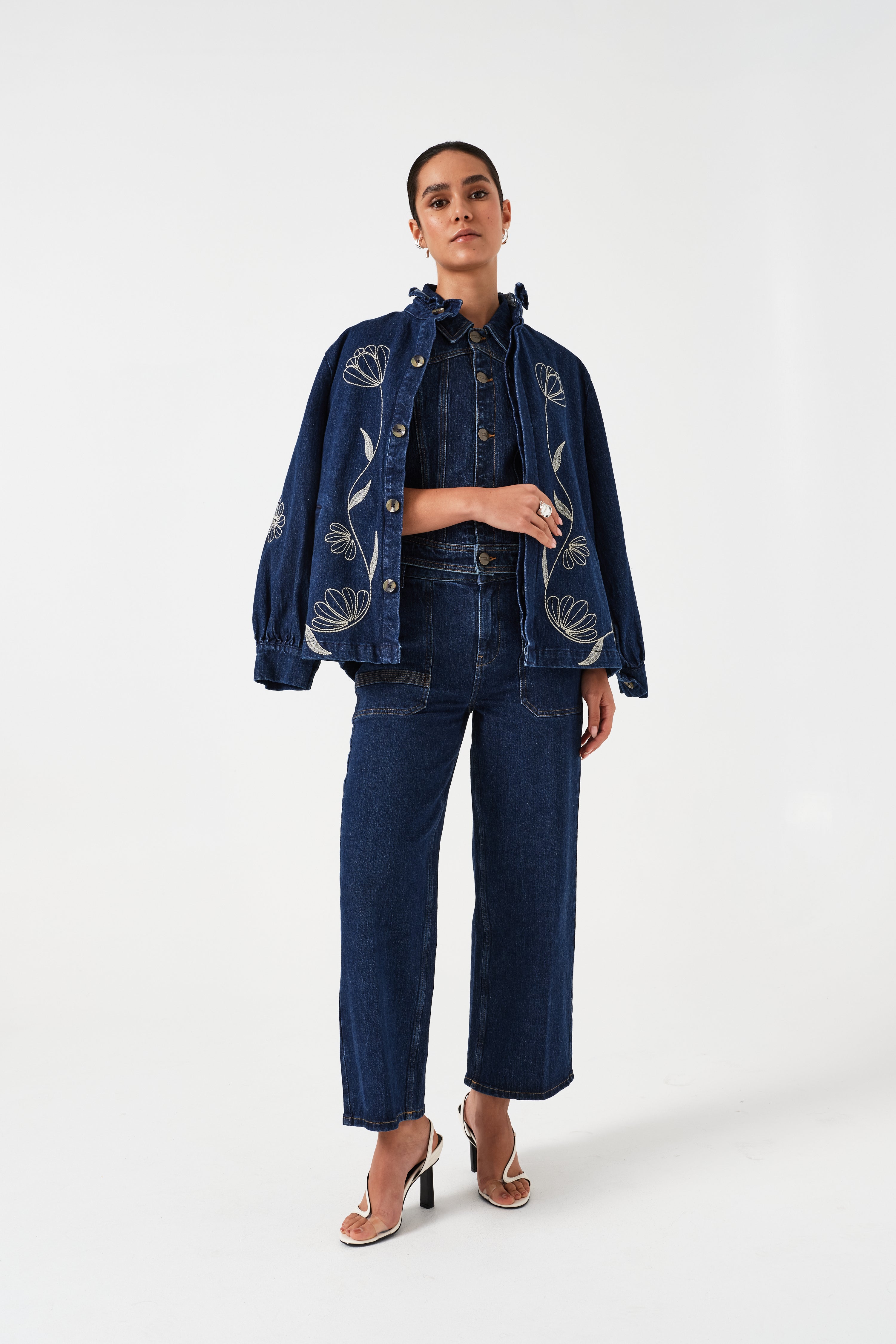 Flor Pablo Jacket in Americana - seventy + mochi