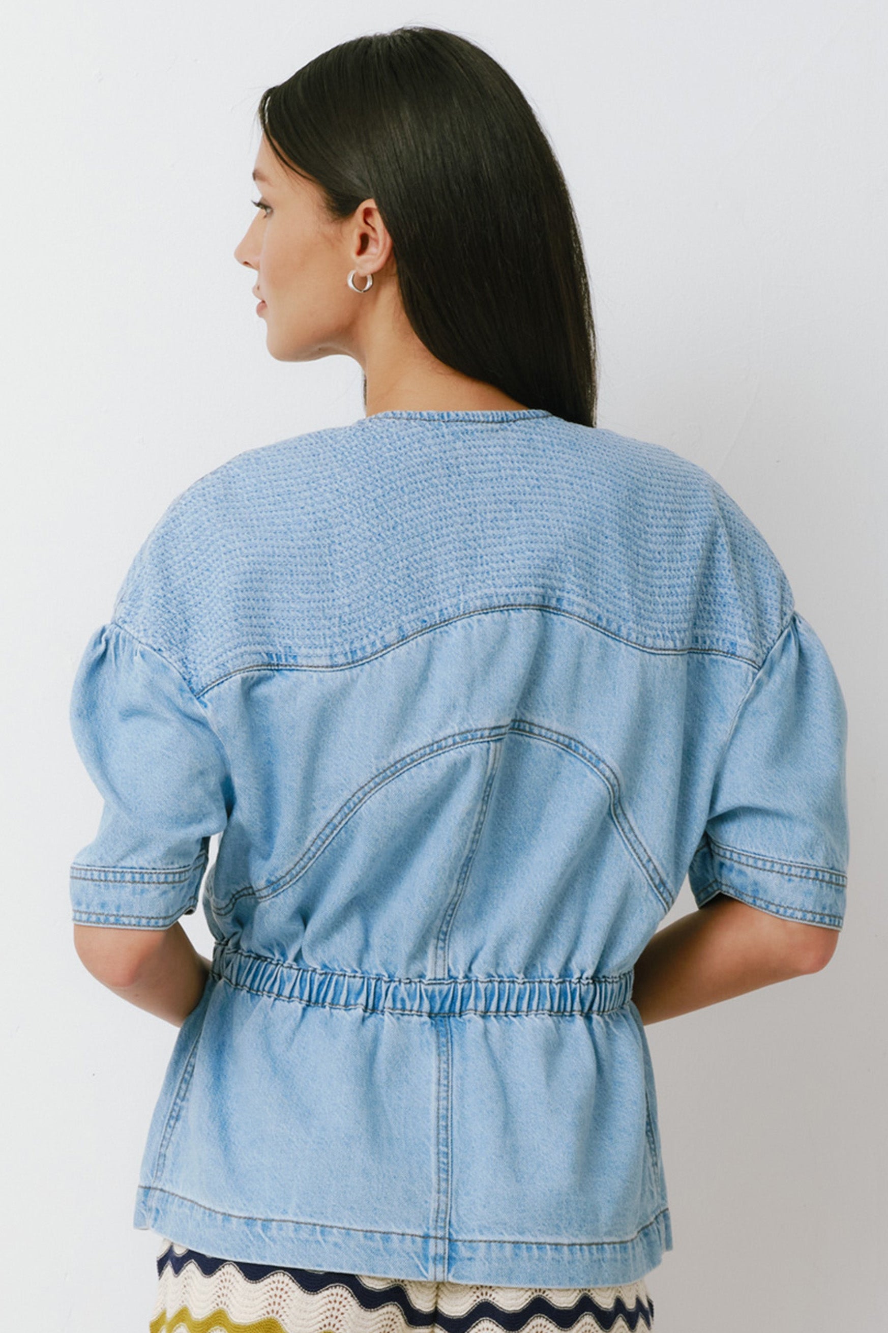 Zaha Top in Summer Sky - seventy + mochi