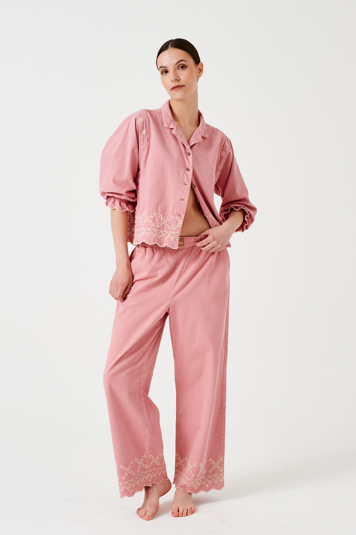 Sophie Pant in Powder Pink - seventy + mochi