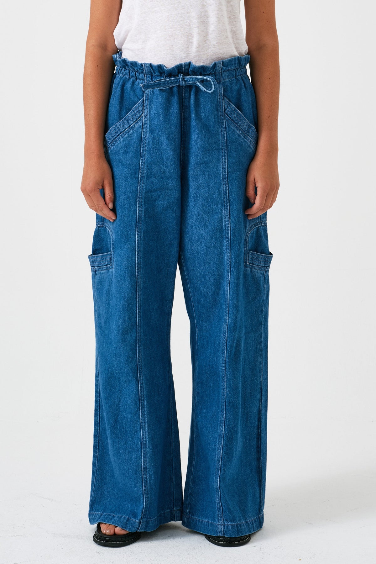 Juno Pant in Azure - seventy + mochi
