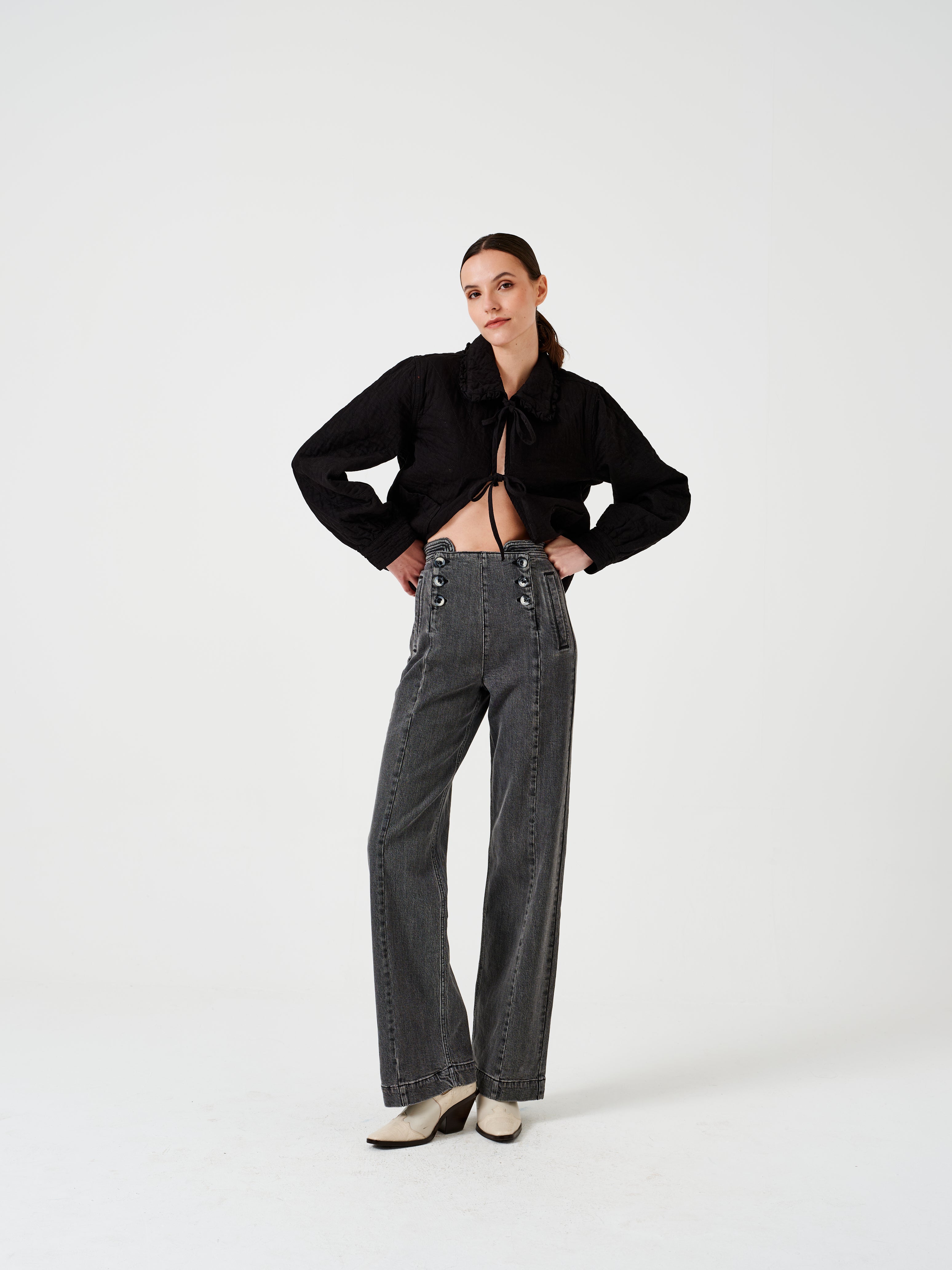 Marie Jean in Vintage Grey - seventy + mochi