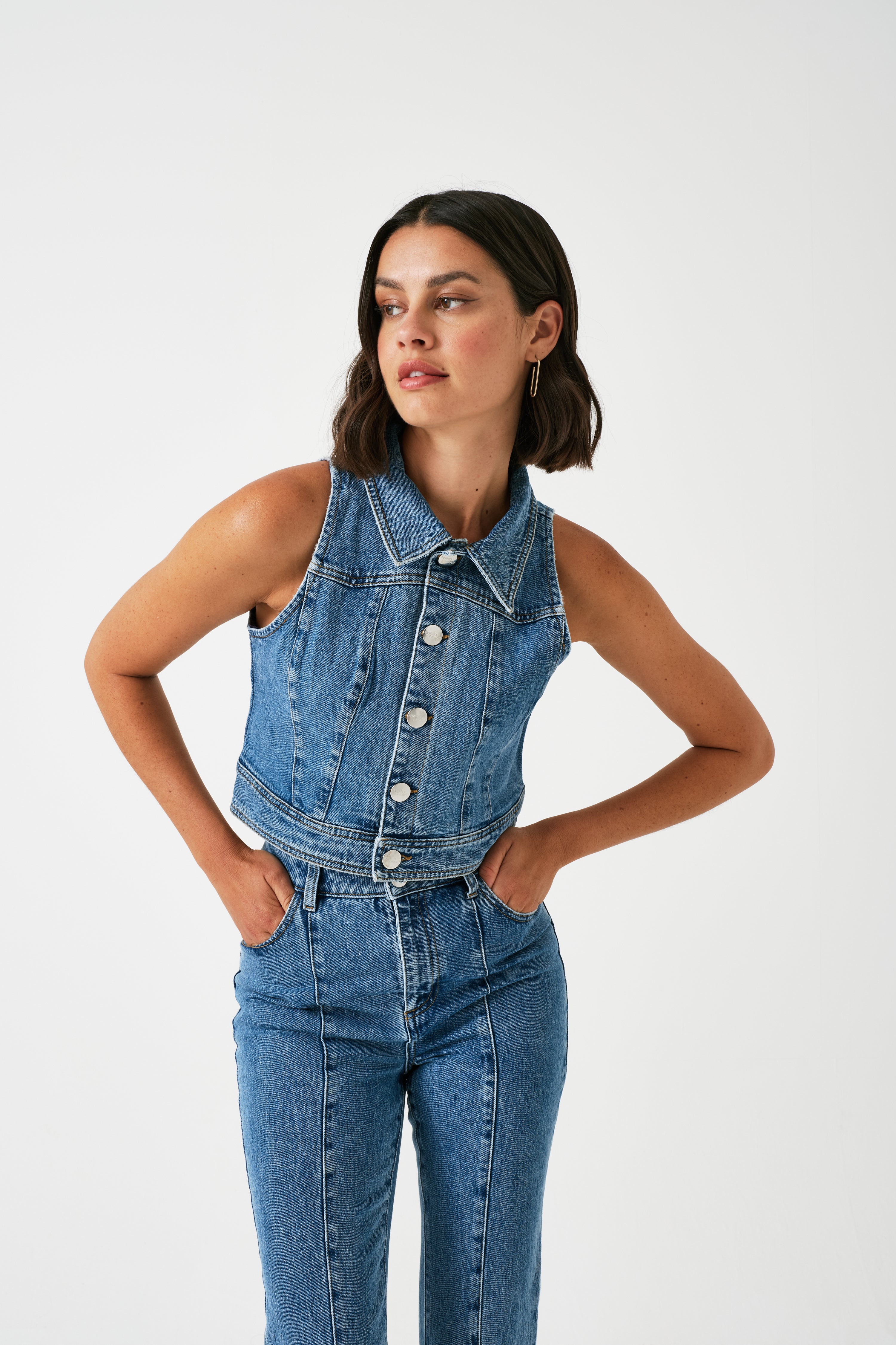 Cali Cropped Jacket in Rodeo Vintage