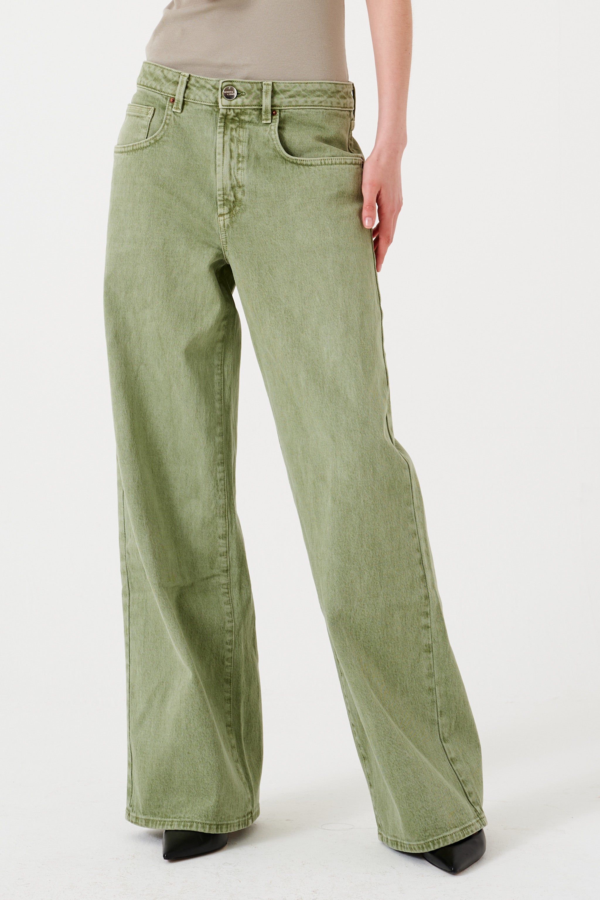 Gracie Jean in Vintage Moss - seventy + mochi