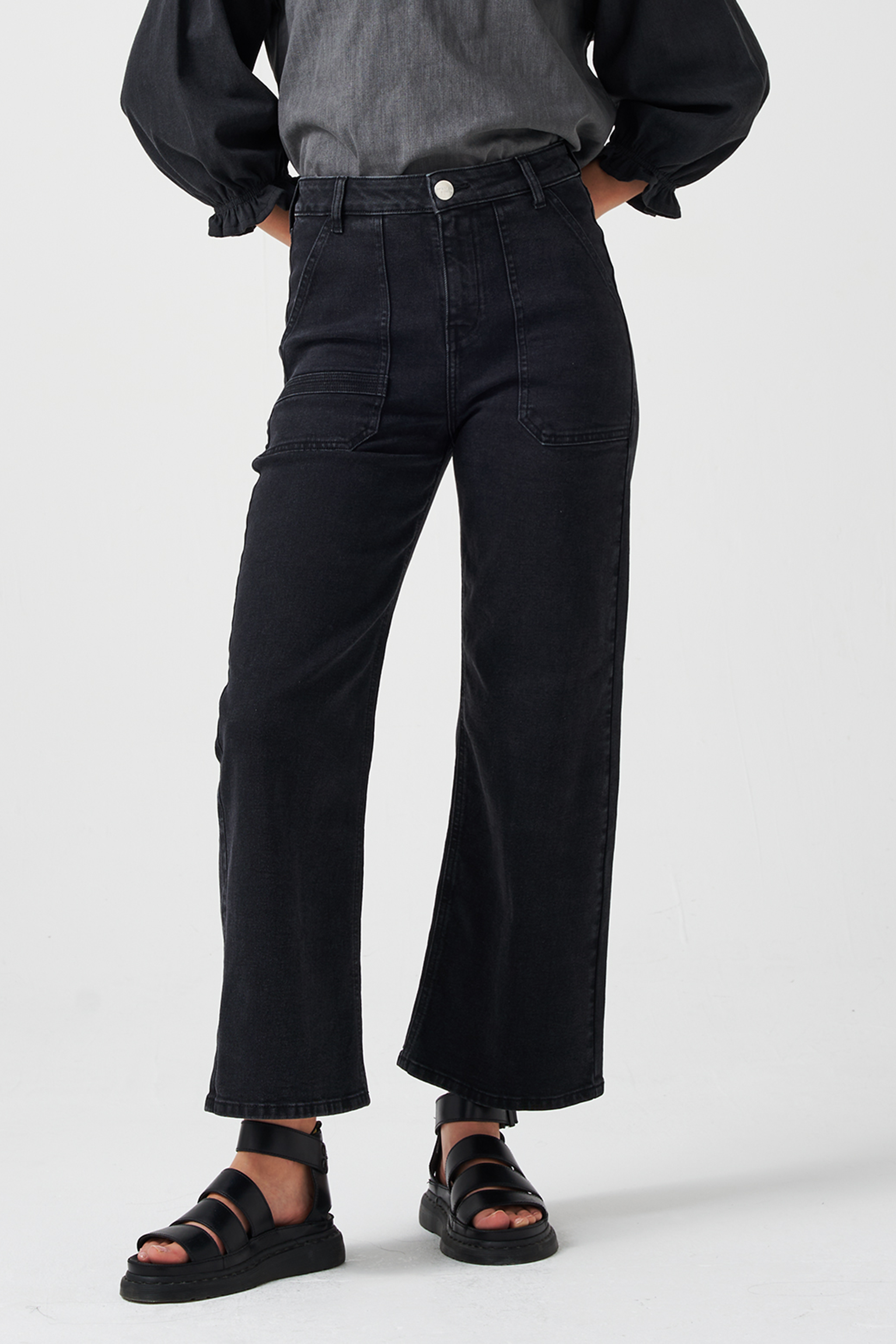 Elodie Jean in Black Denim - seventy + mochi