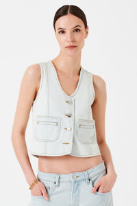 Bea Denim Vest in Coachella