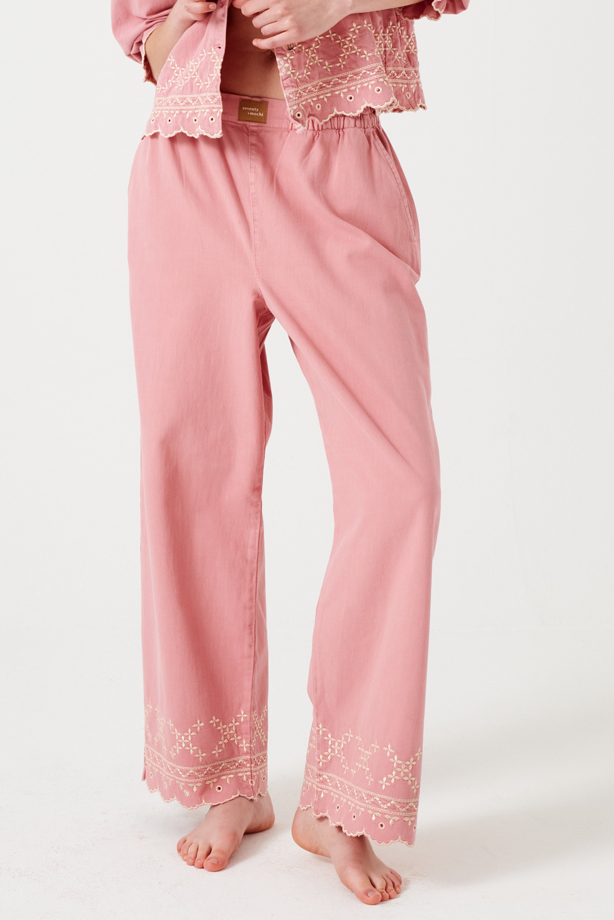 Sophie Pant in Powder Pink - seventy + mochi