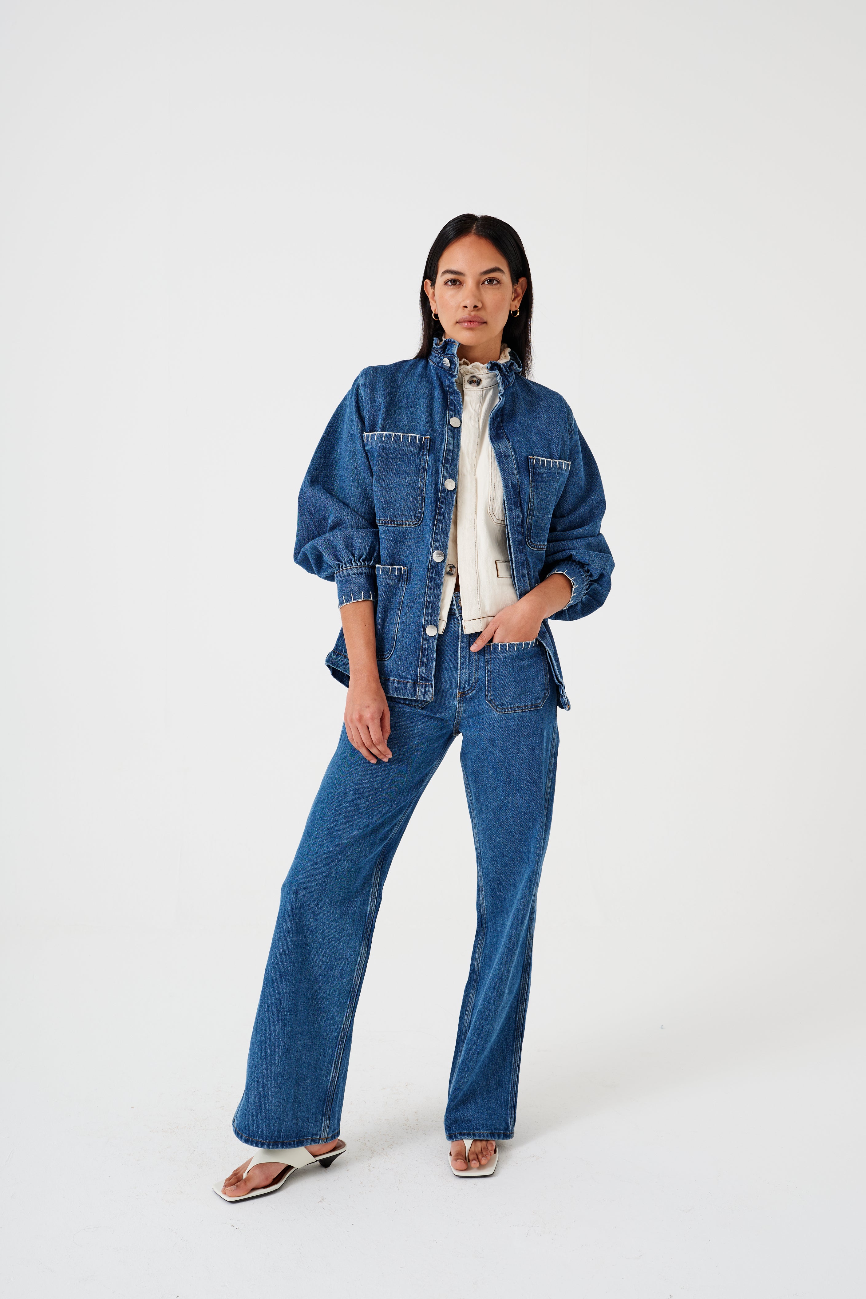 Mabel Jean Patch Pocket in Vintage Americana - seventy + mochi