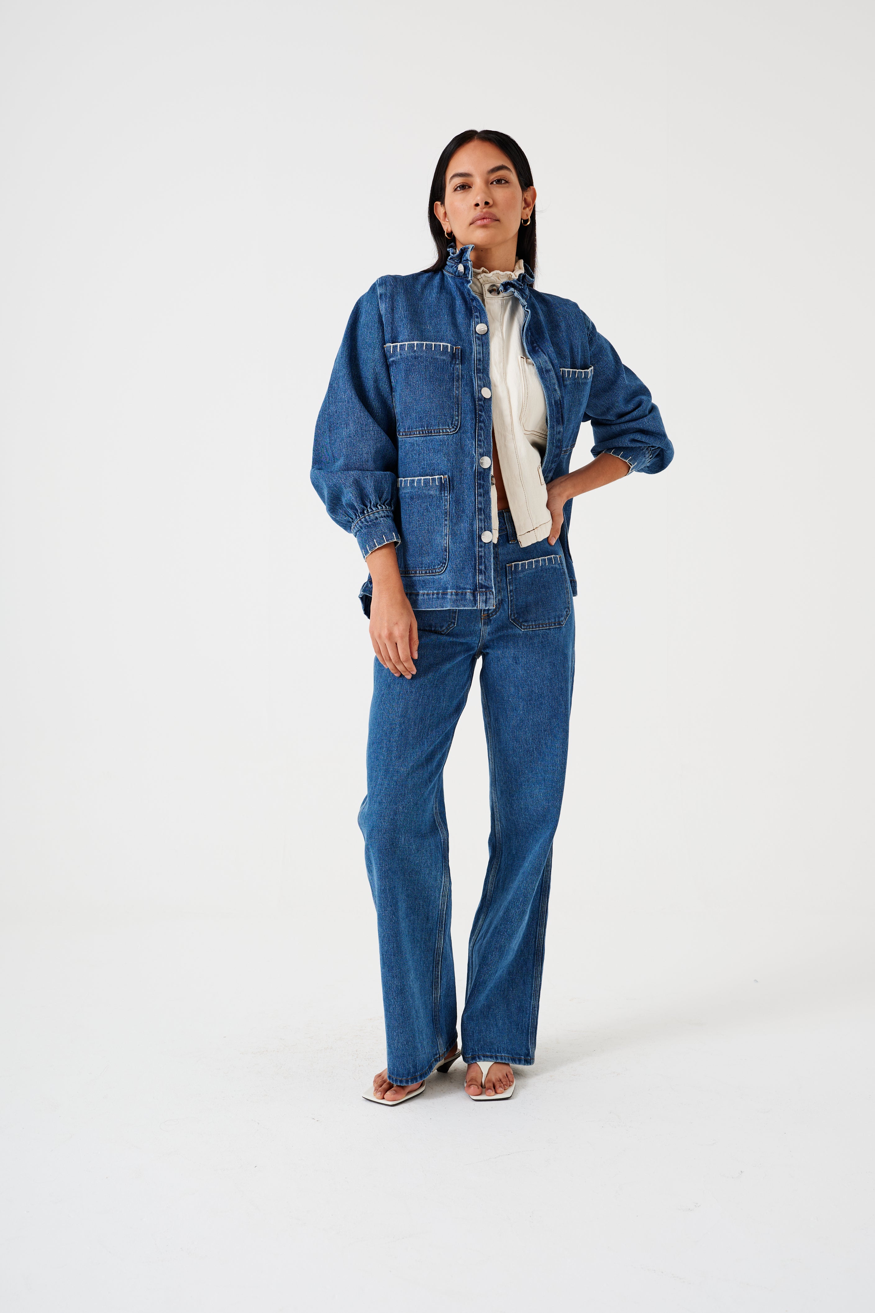 Mabel Jean Patch Pocket in Vintage Americana - seventy + mochi