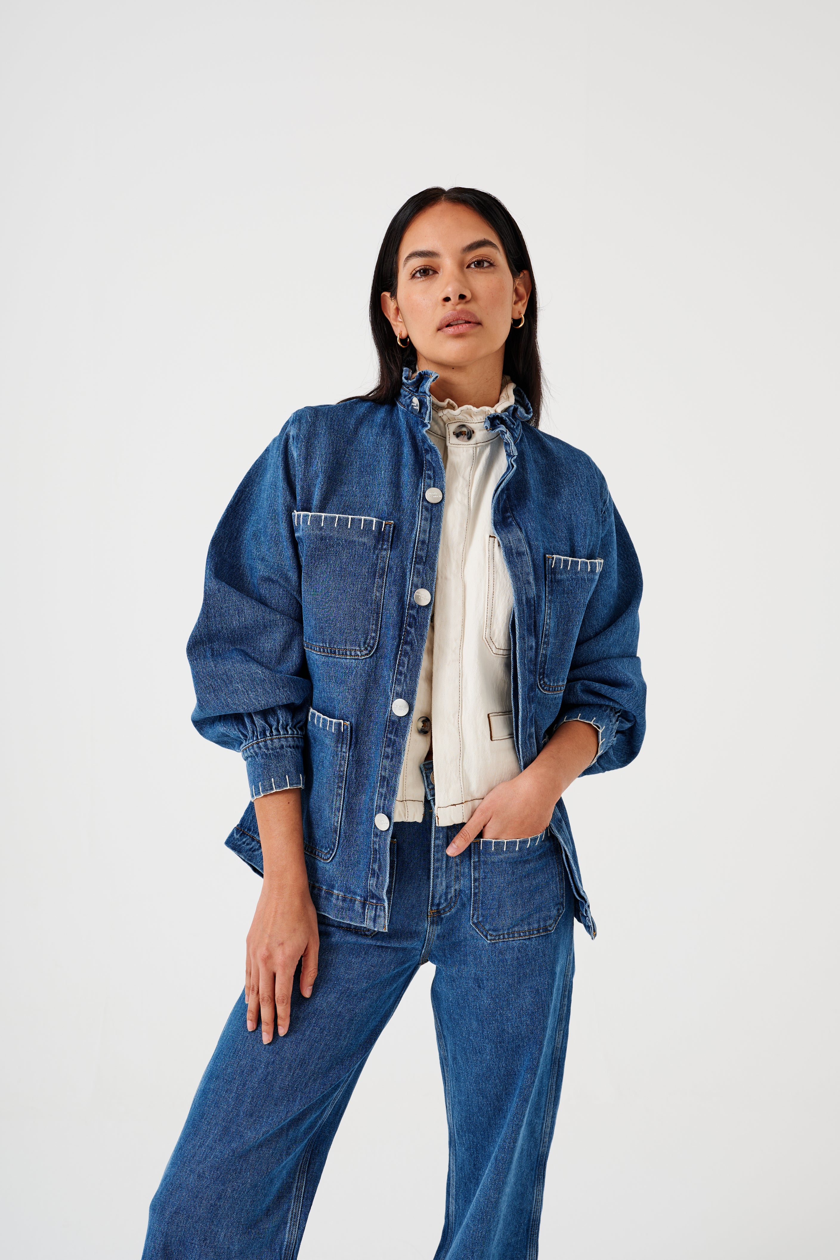 Mabel Jean Patch Pocket in Vintage Americana - seventy + mochi