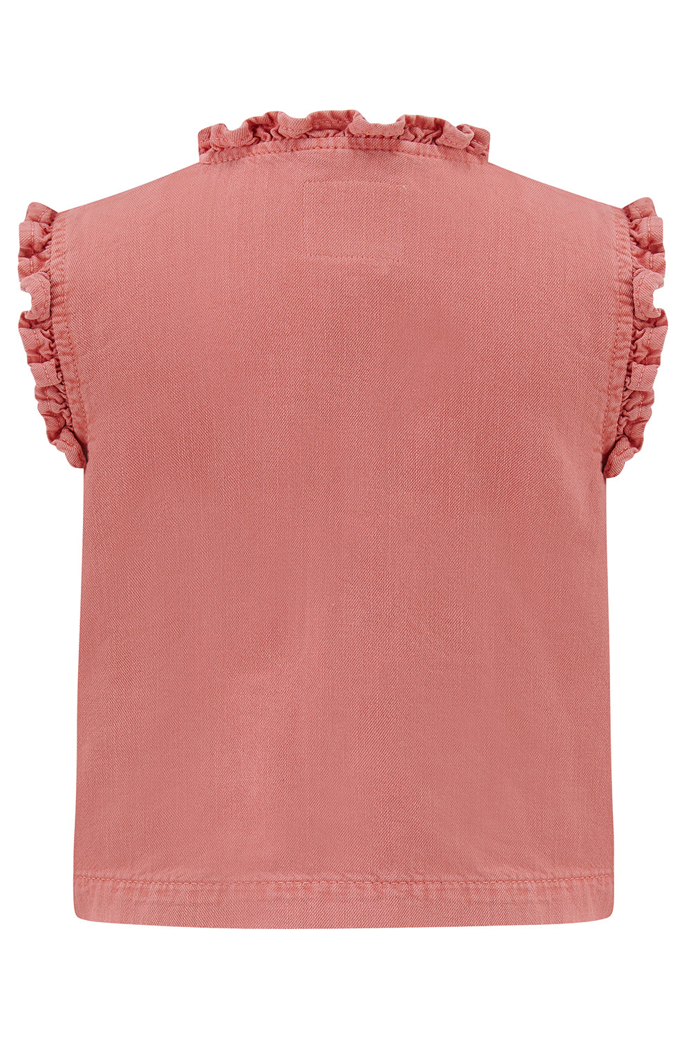 Girl's Pablo Waistcoat in Mineral Red