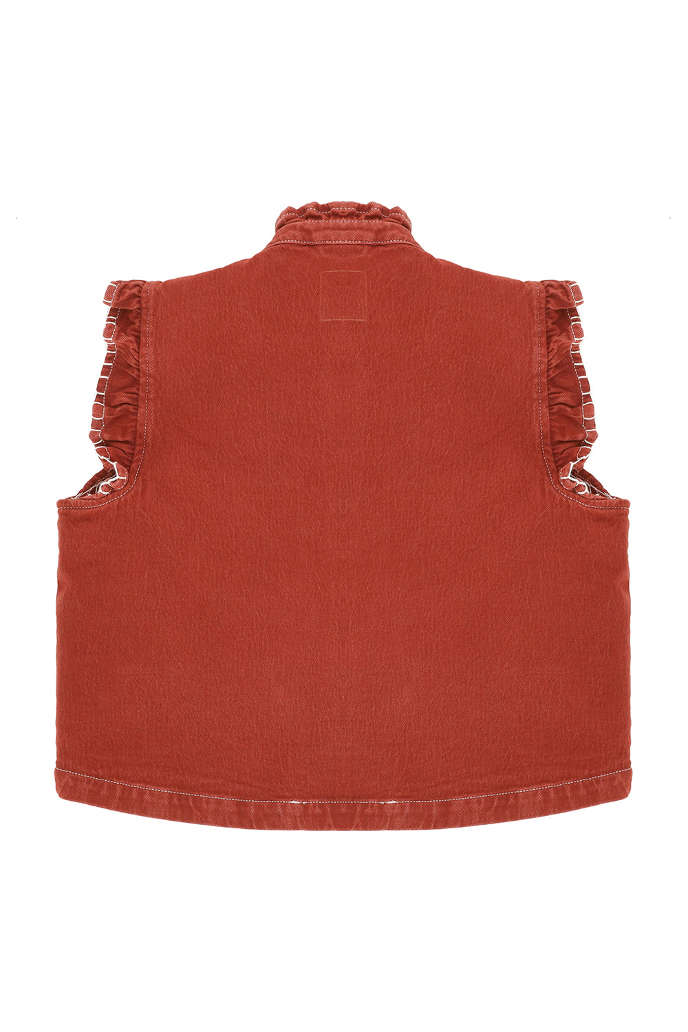 Pablo Waistcoat in Dark Rust - seventy + mochi