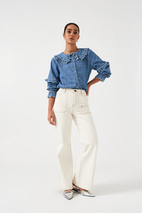 Queenie Jean in Ecru