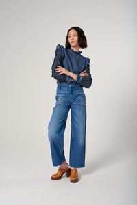 Elodie Wide Leg Jean in Desert Vintage Americana