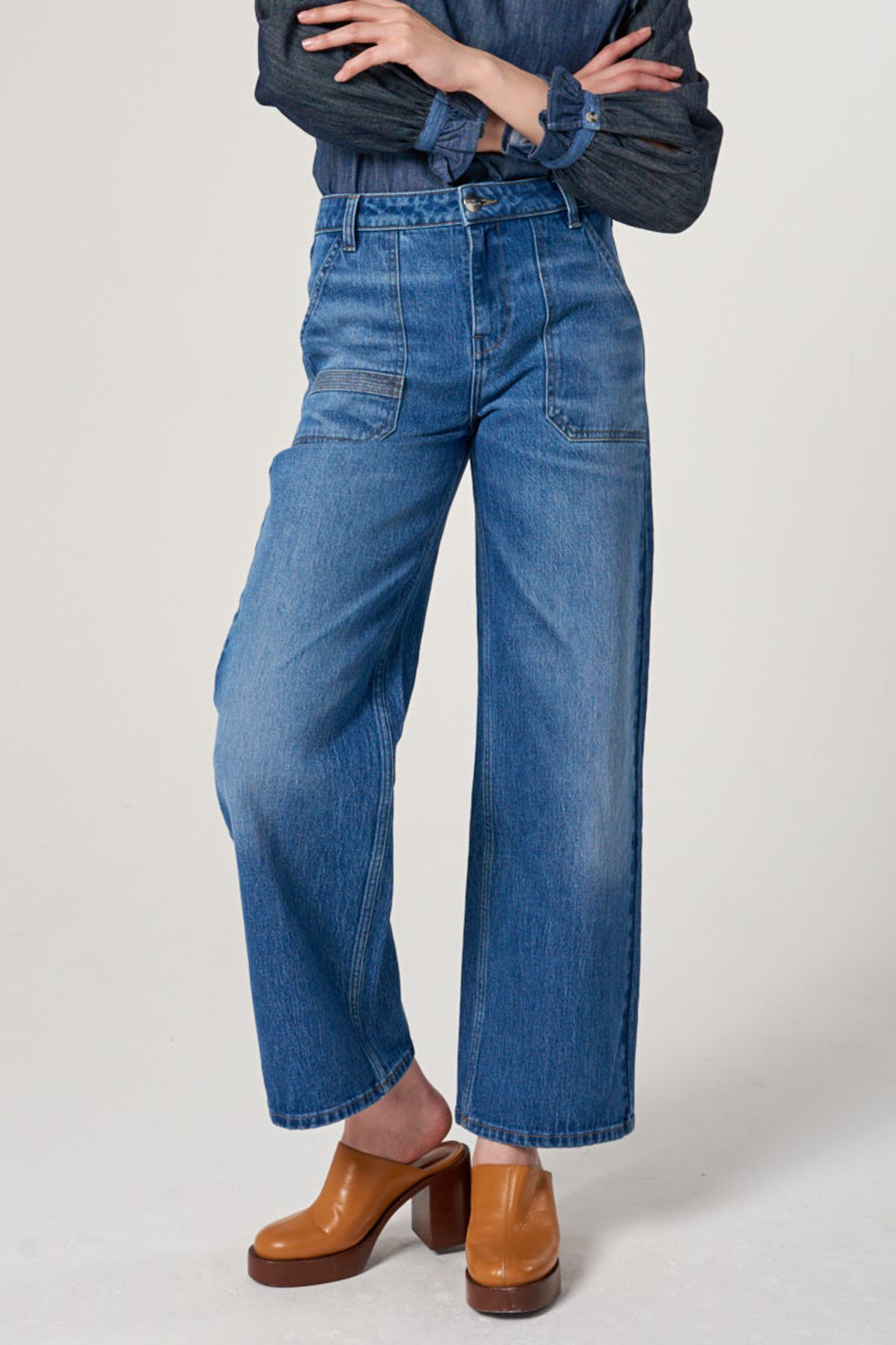 Elodie Full Length Jean in Desert Vintage Americana - seventy + mochi