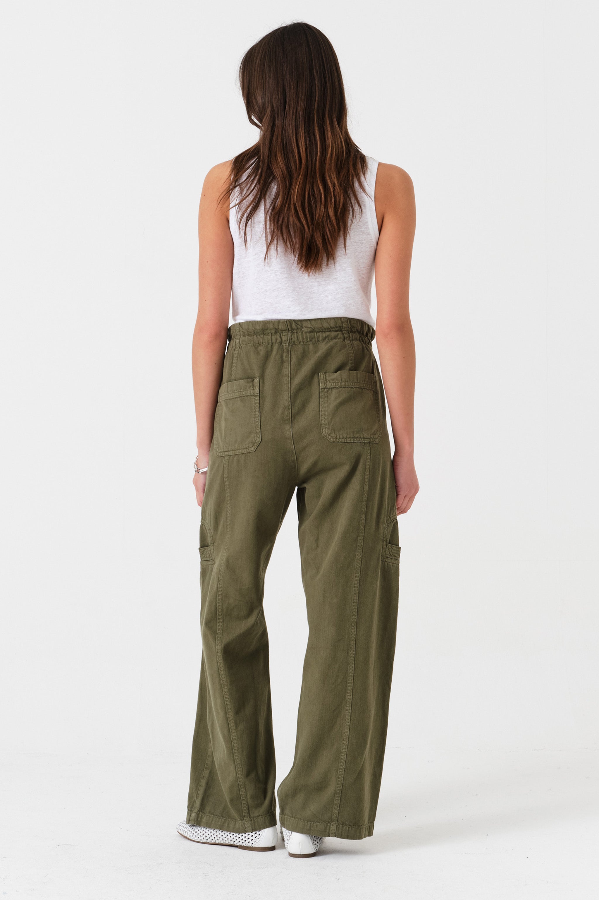 Juno Pant in Khaki - seventy + mochi