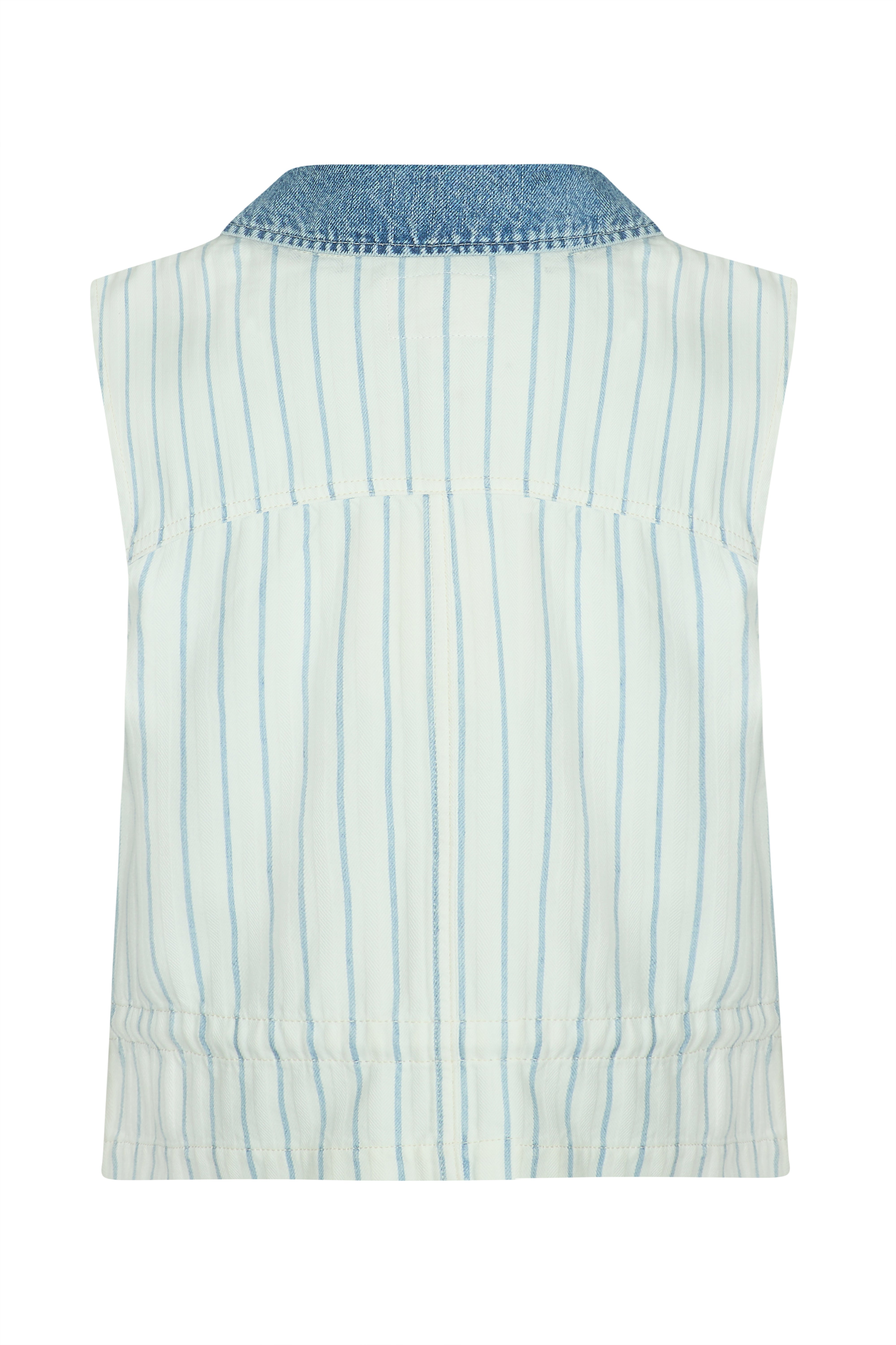 Billie Vest In Faded Stripe - seventy + mochi