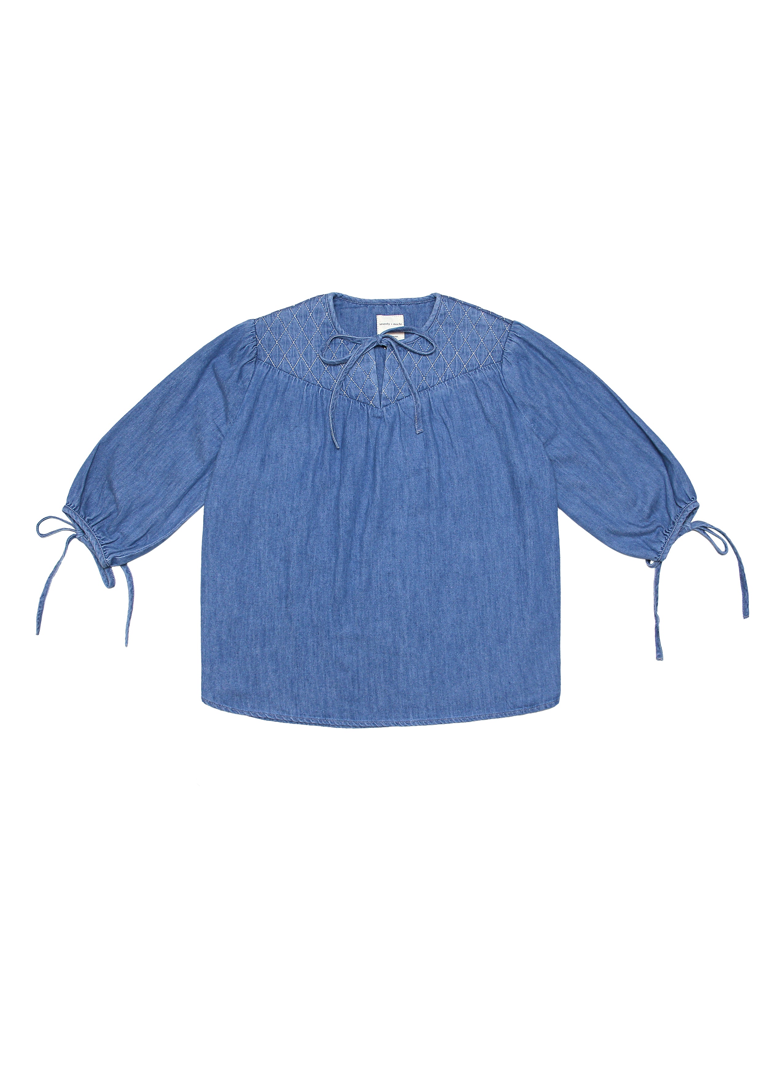 Clio Short Sleeve Blouse in Summer Vintage