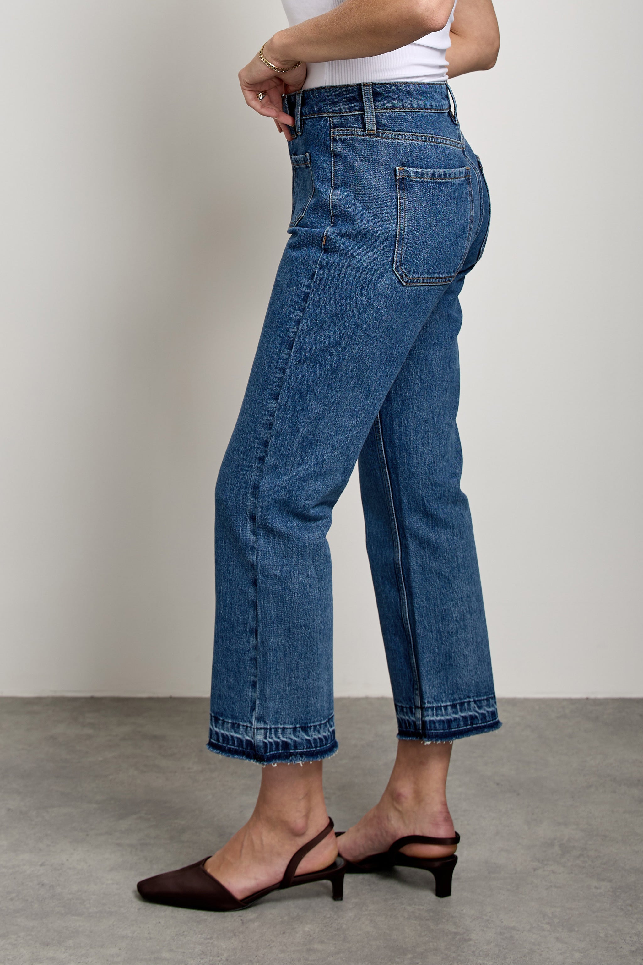 Gigi Kick Flare Jean in Napa