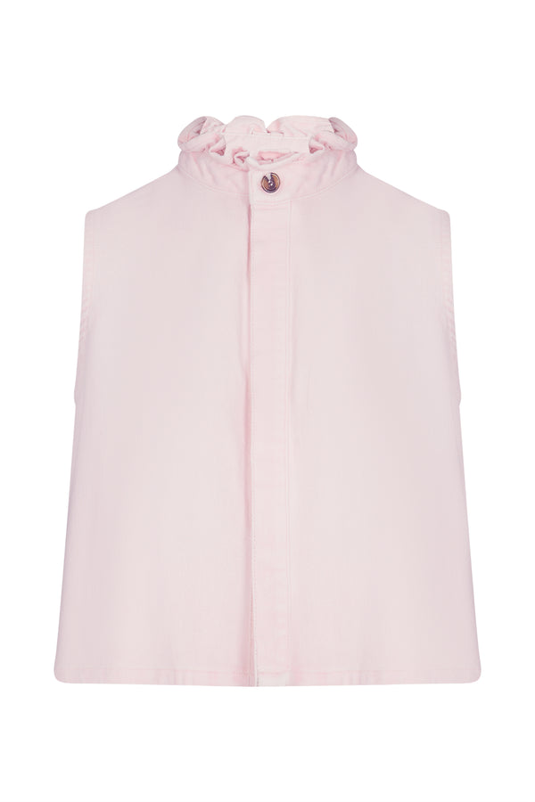Iris Vest In Blush - seventy + mochi