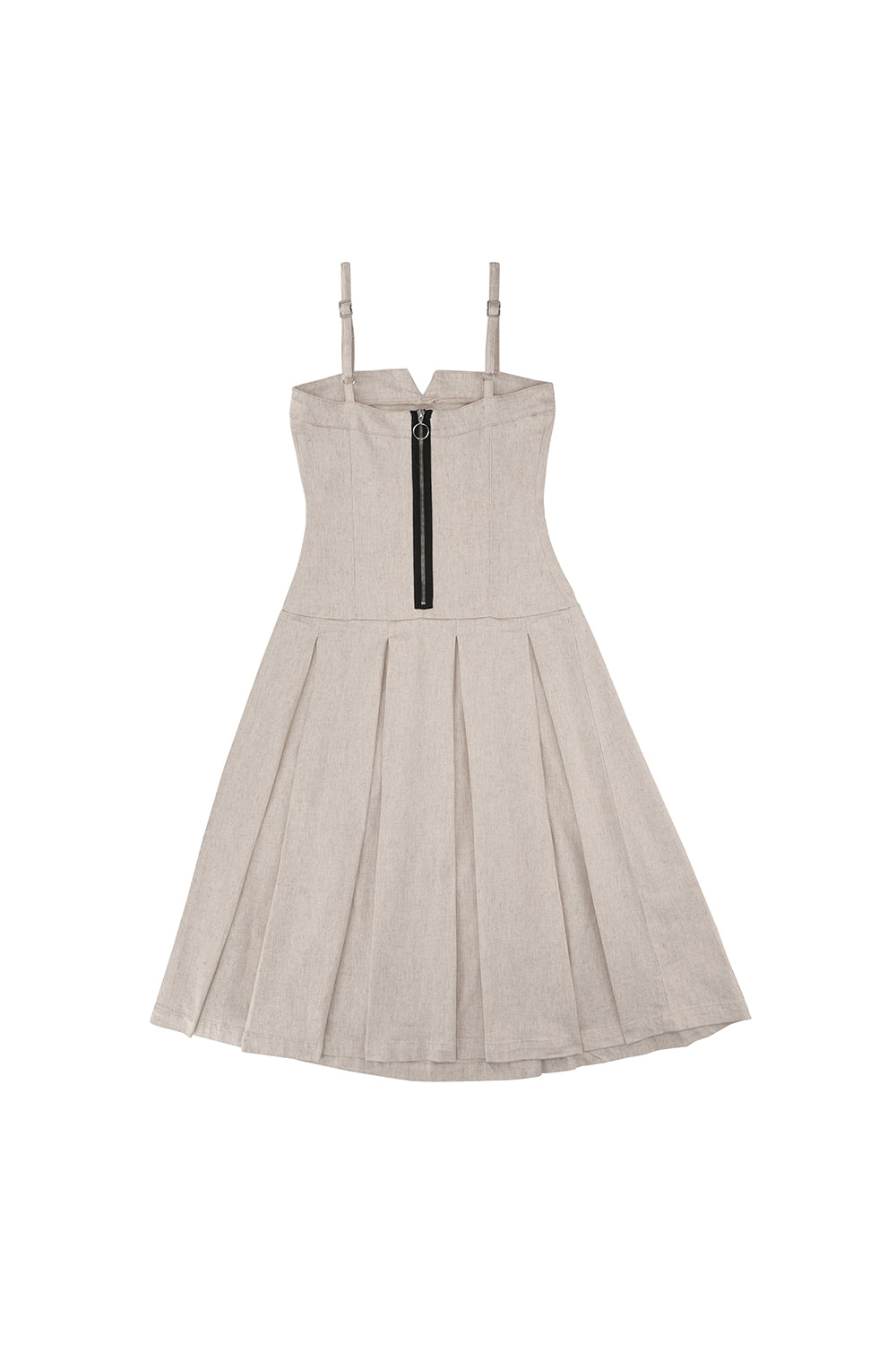 Maddie Dress in Ecru Denim - seventy + mochi
