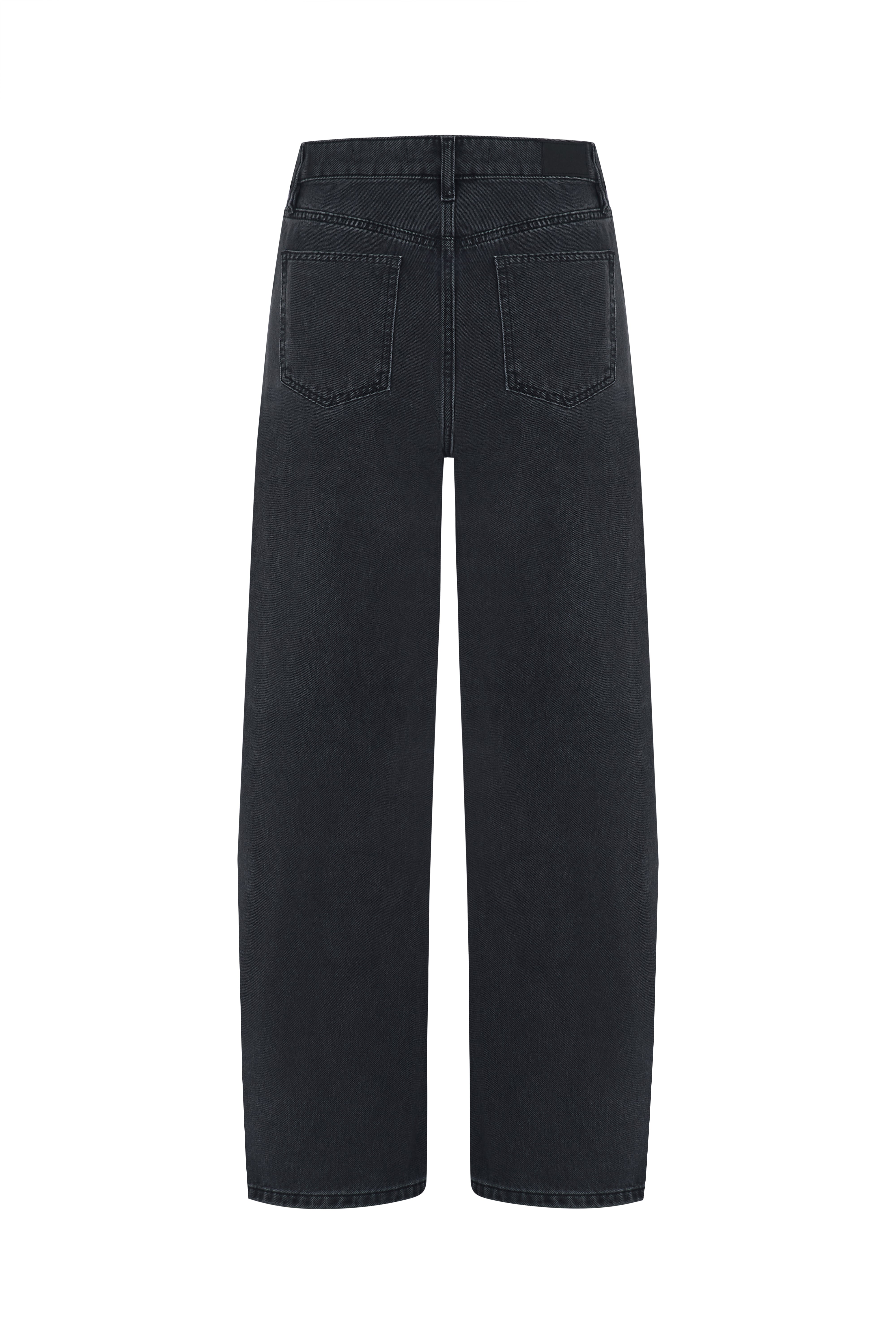 Nina Barrel Leg Jean in Raven