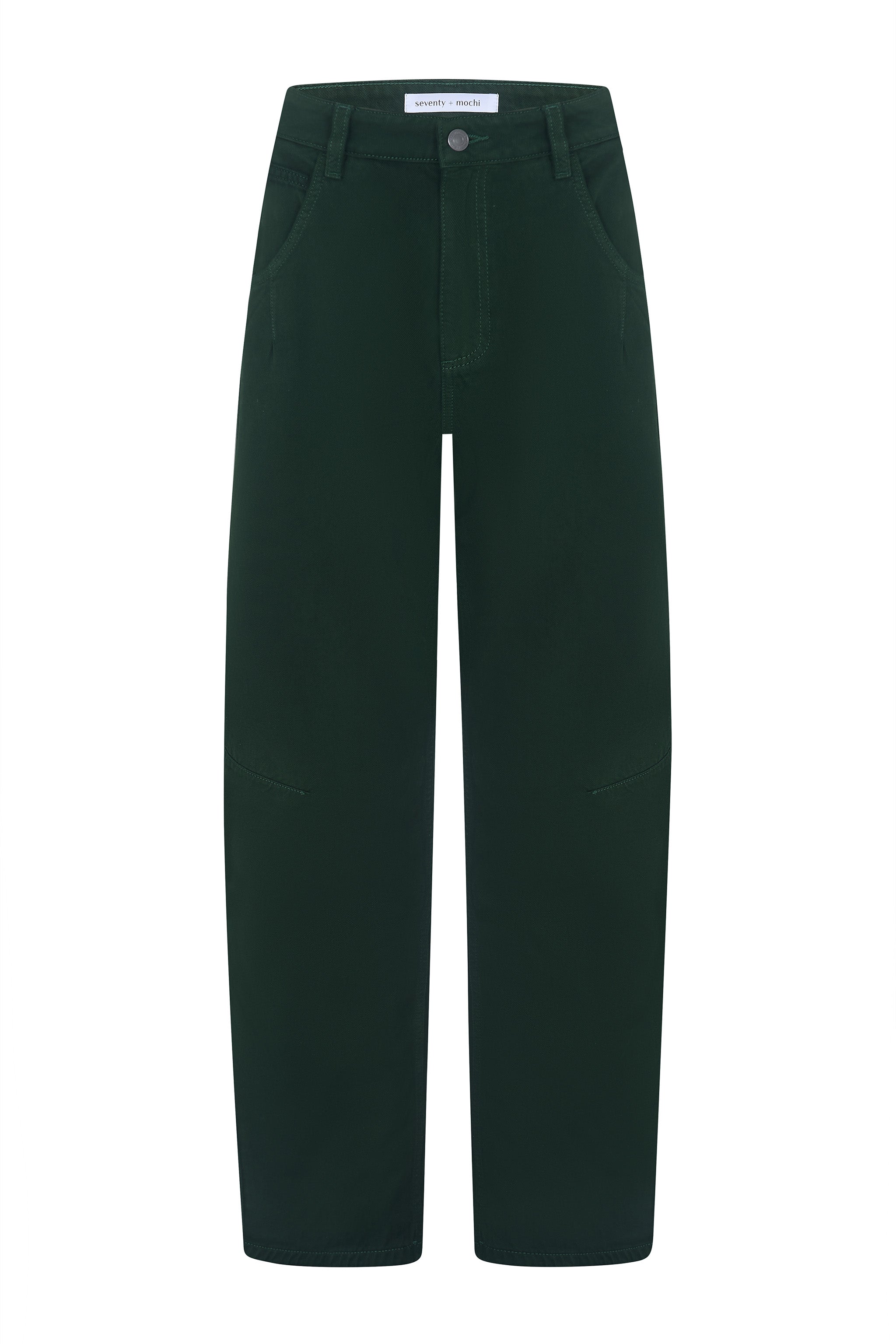 Nina Barrel Leg Jean in Dark Pine