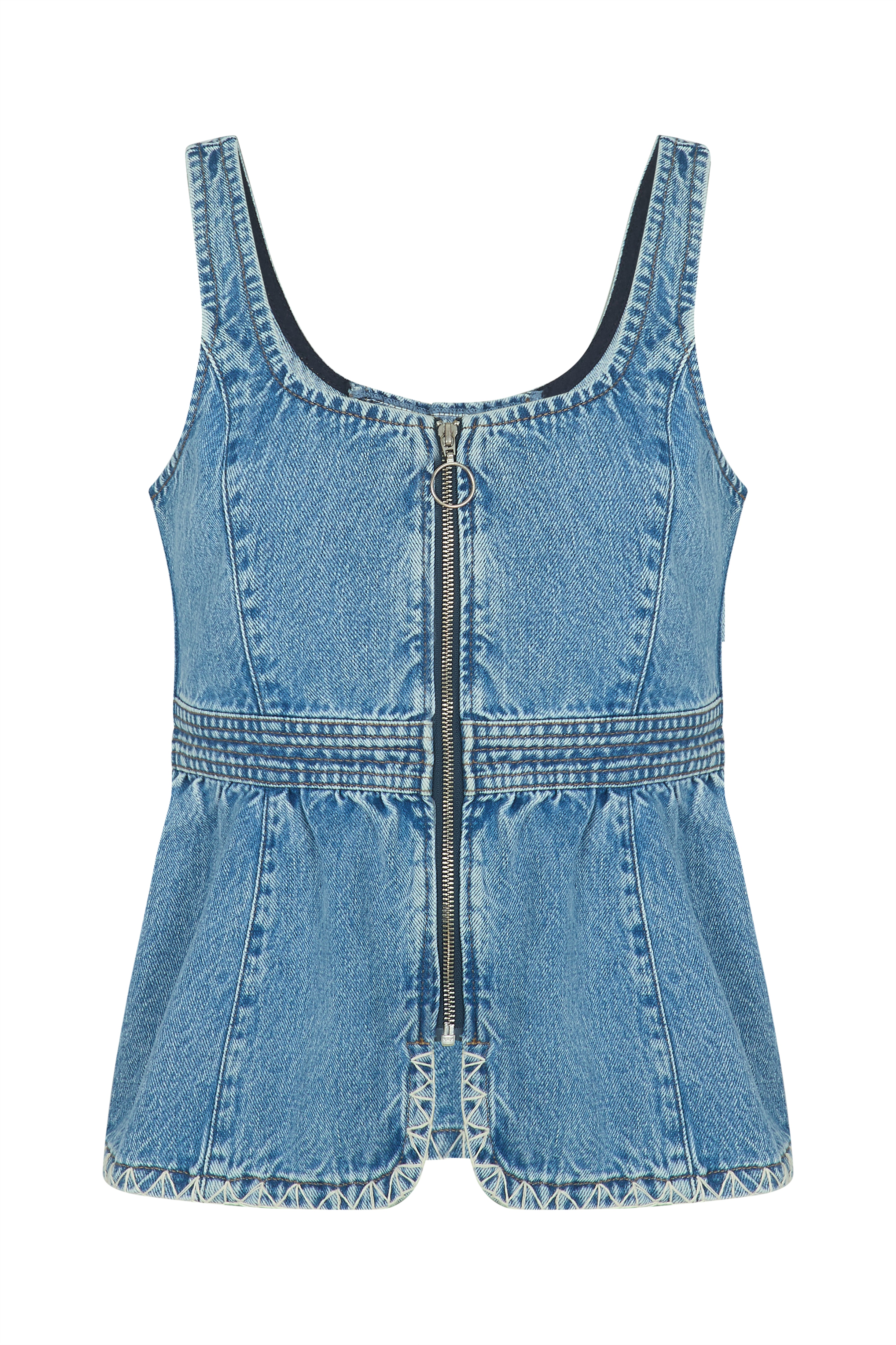 Sasha Corset Top In Malibu - seventy + mochi