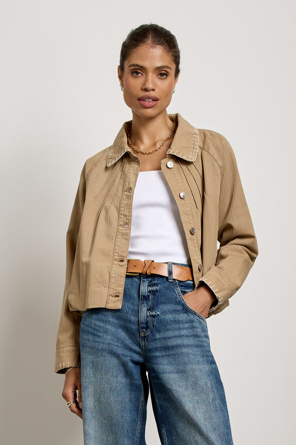 Sia Jacket  In Desert Sand