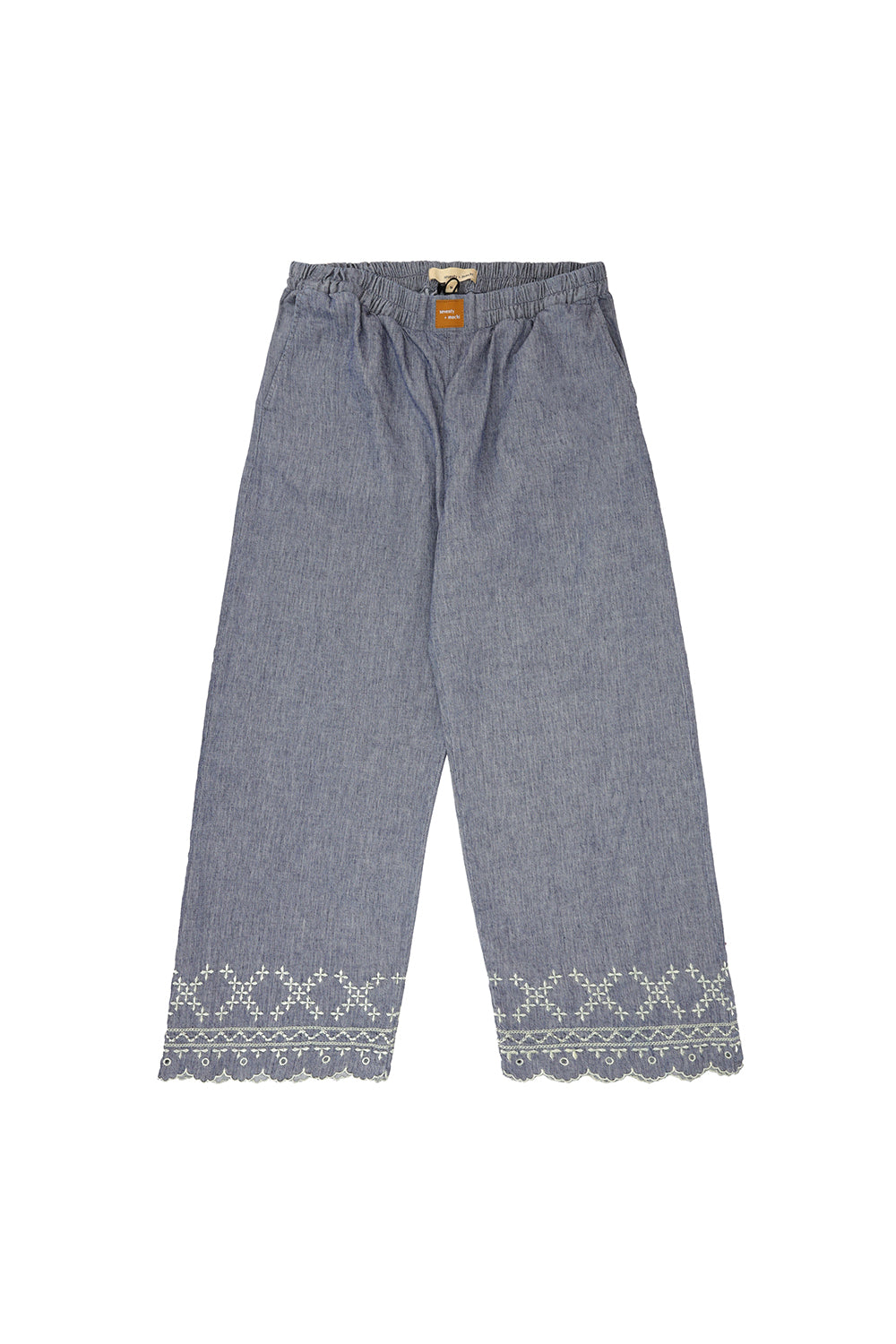 Sophie Pant in Indigo Linen - seventy + mochi