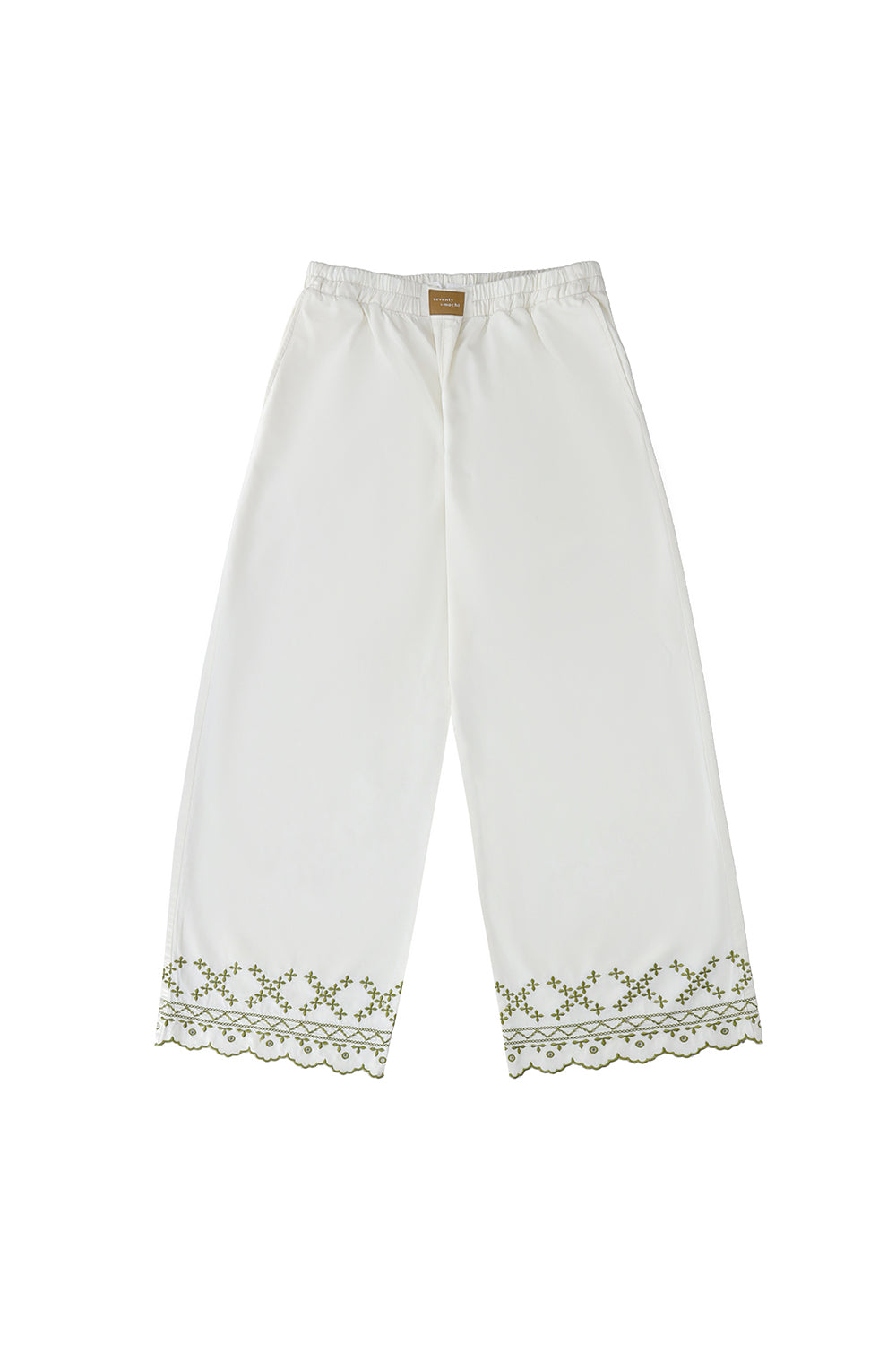 Sophie Pant in Ecru Denim - seventy + mochi