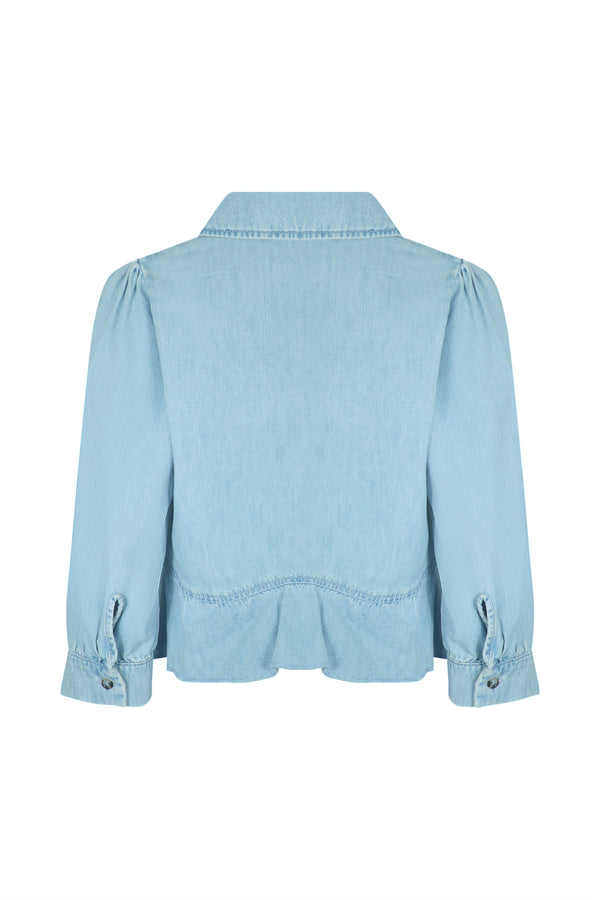 Tate Blouse In Summer Sky - seventy + mochi