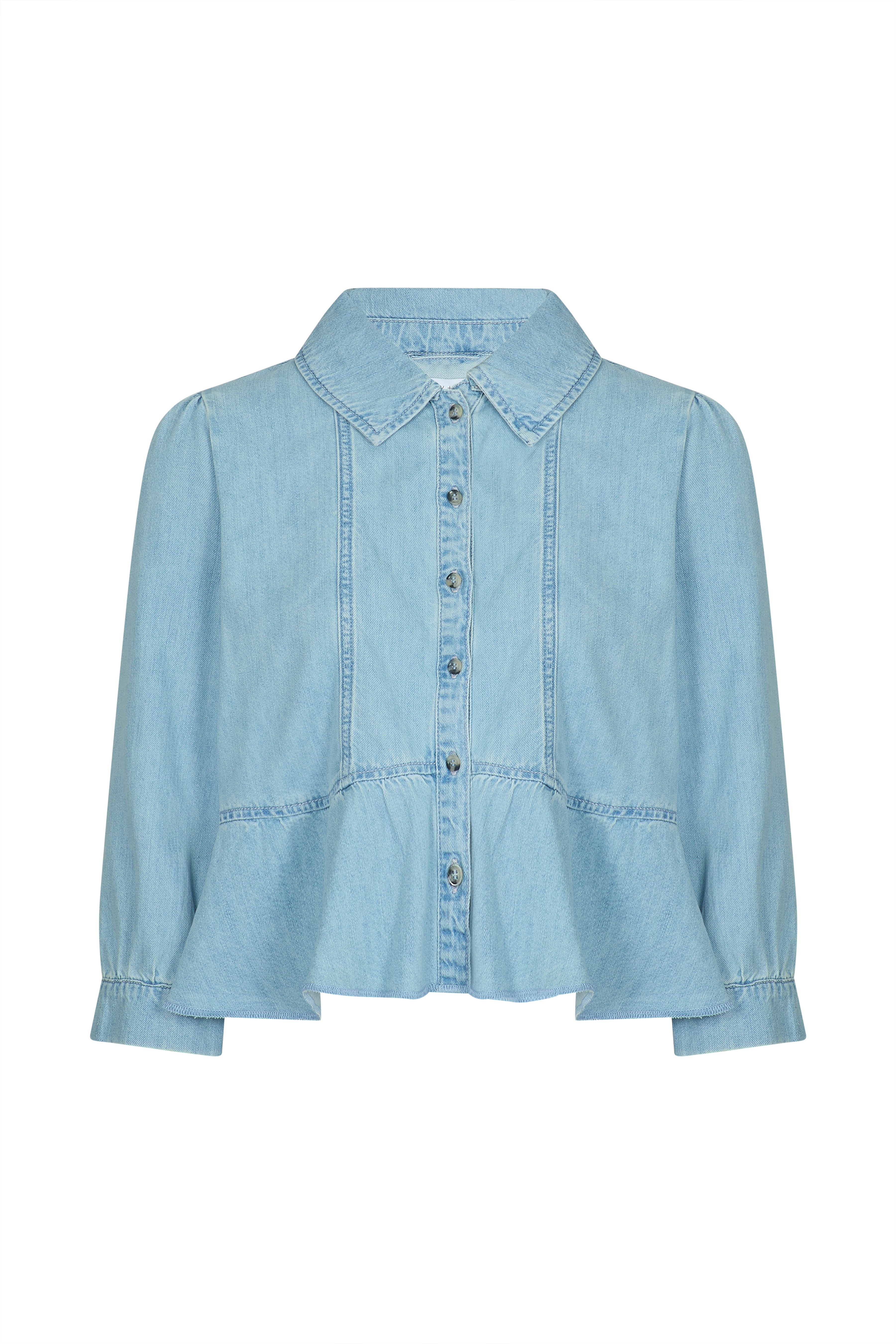 Tate Blouse In Summer Sky - seventy + mochi