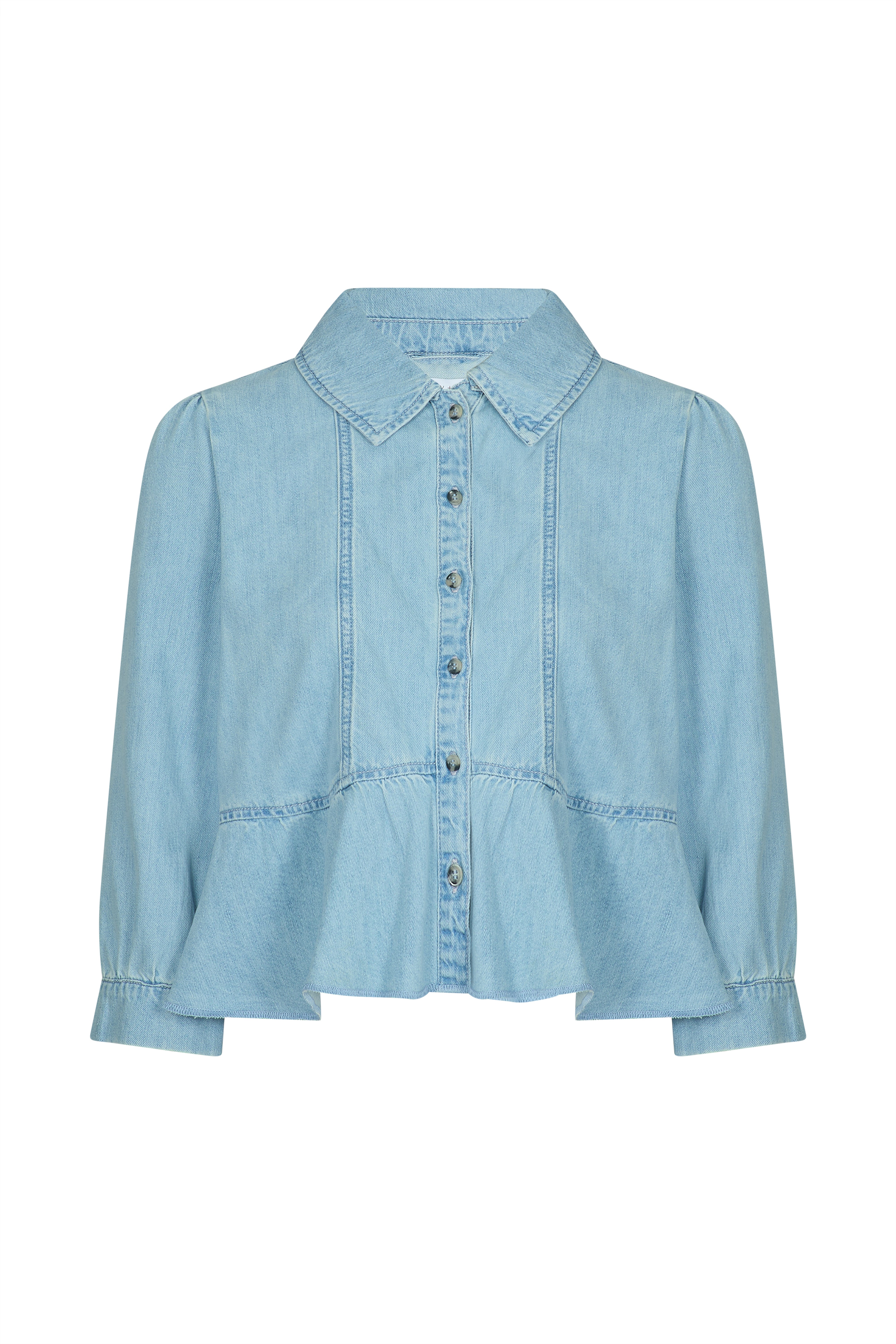 Tate Blouse In Summer Sky - seventy + mochi